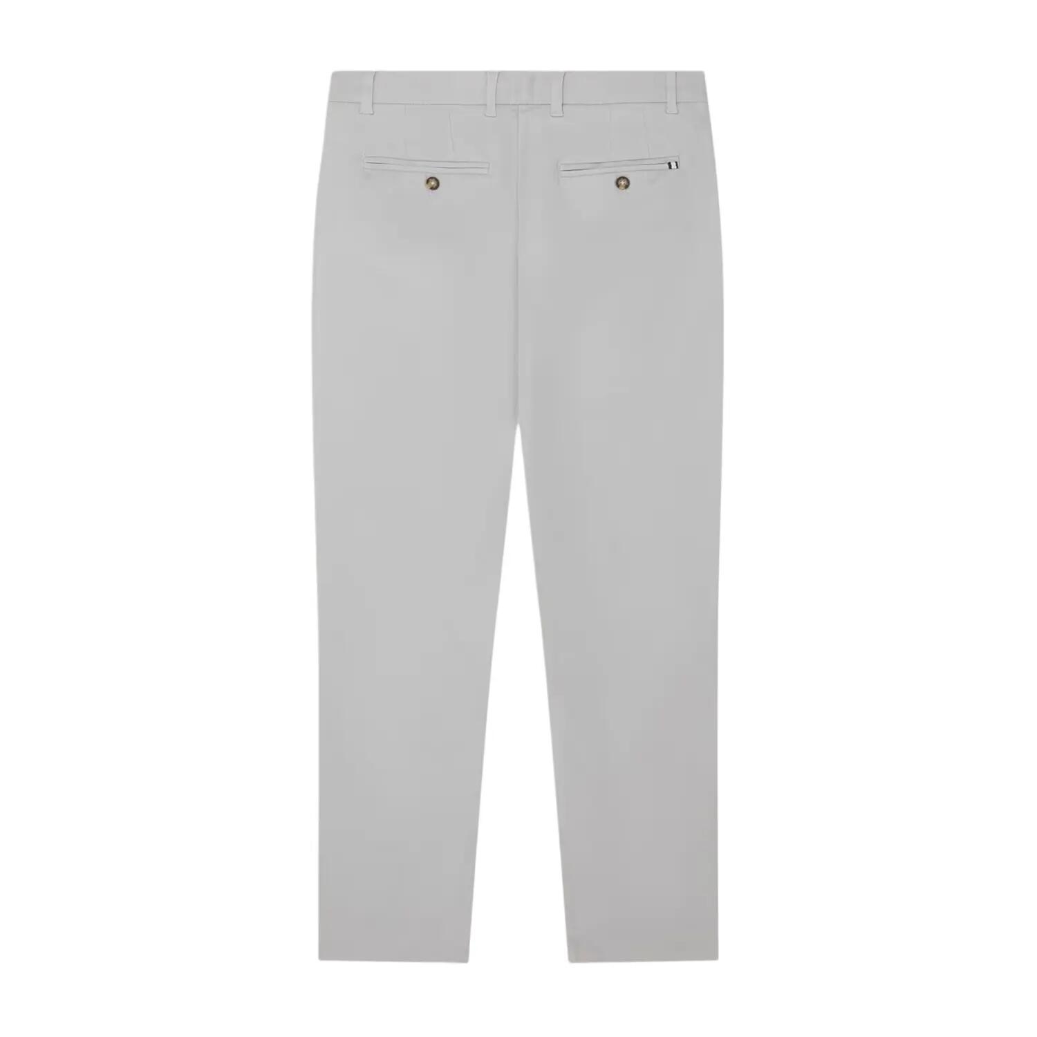 Chino Motif/style Uni Homme (Gris Clair) 2/3