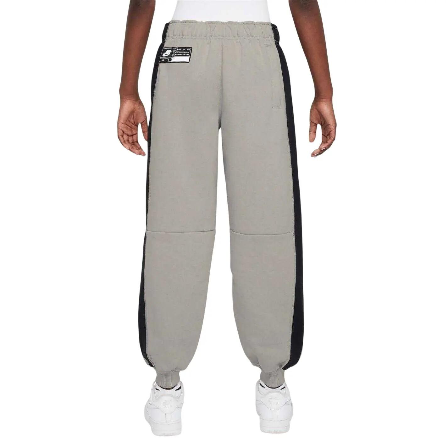 Pantaloni Da Jogging Blocchi Di Colore Pile Bambini Nike Grigio 2/3