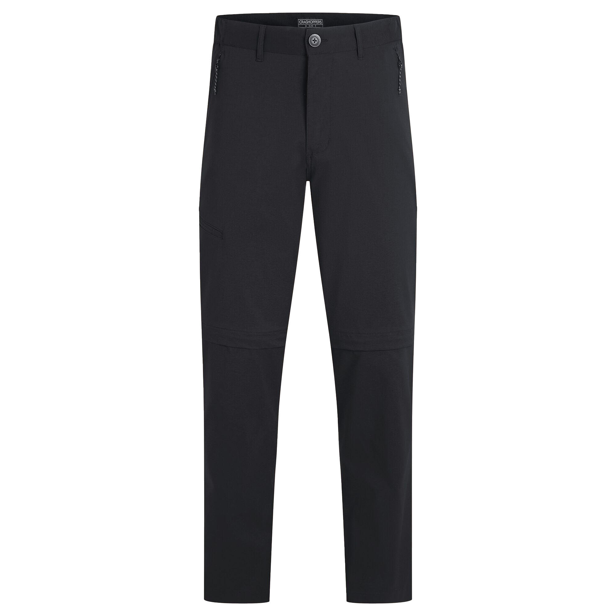 Pantalon Uni À Taille Mihaute Semiélastiquée 2en1 KIWI PRO Homme (Noir) 2/5