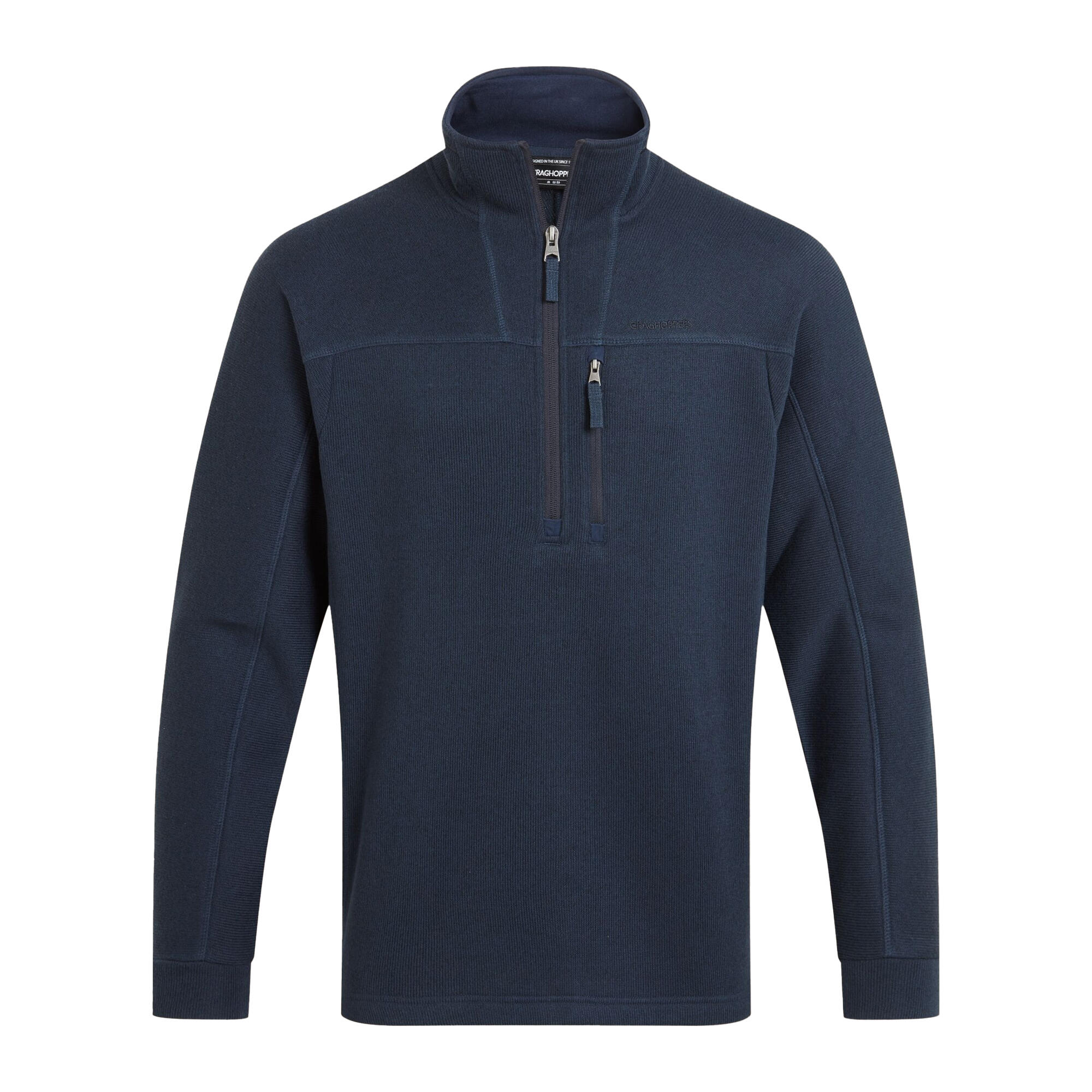 Pile Mezza Cerniera Uomo Craghoppers Torney III Blu Marino 2/4