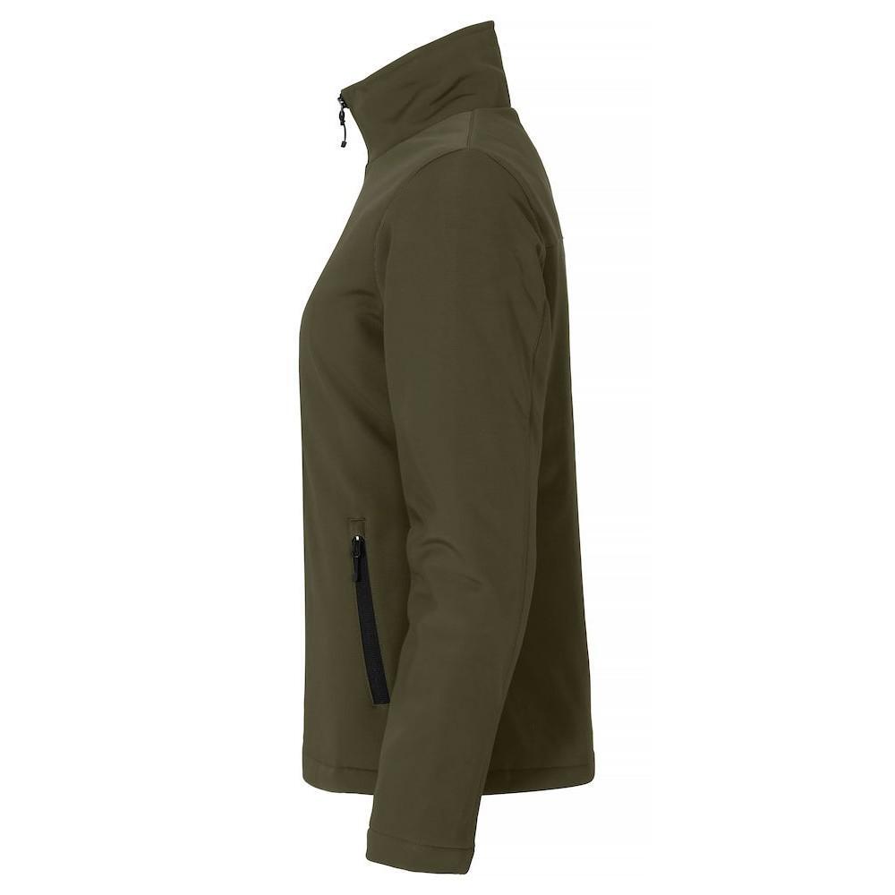 Softshelljacke Wattiert für Damen Nebelgrün 3/6