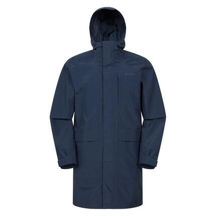 Veste Longue Imperméable Et Unie SCOPE Homme (Bleu Marine)