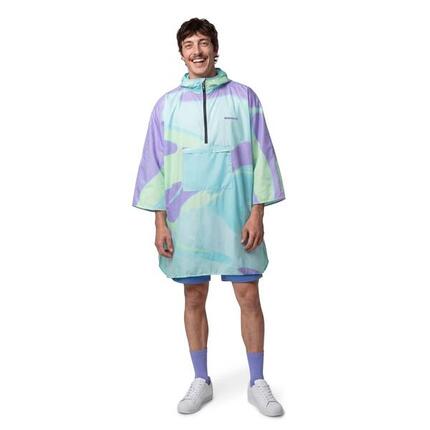Heren boombastic waterdichte poncho BBC Rave Green Groen