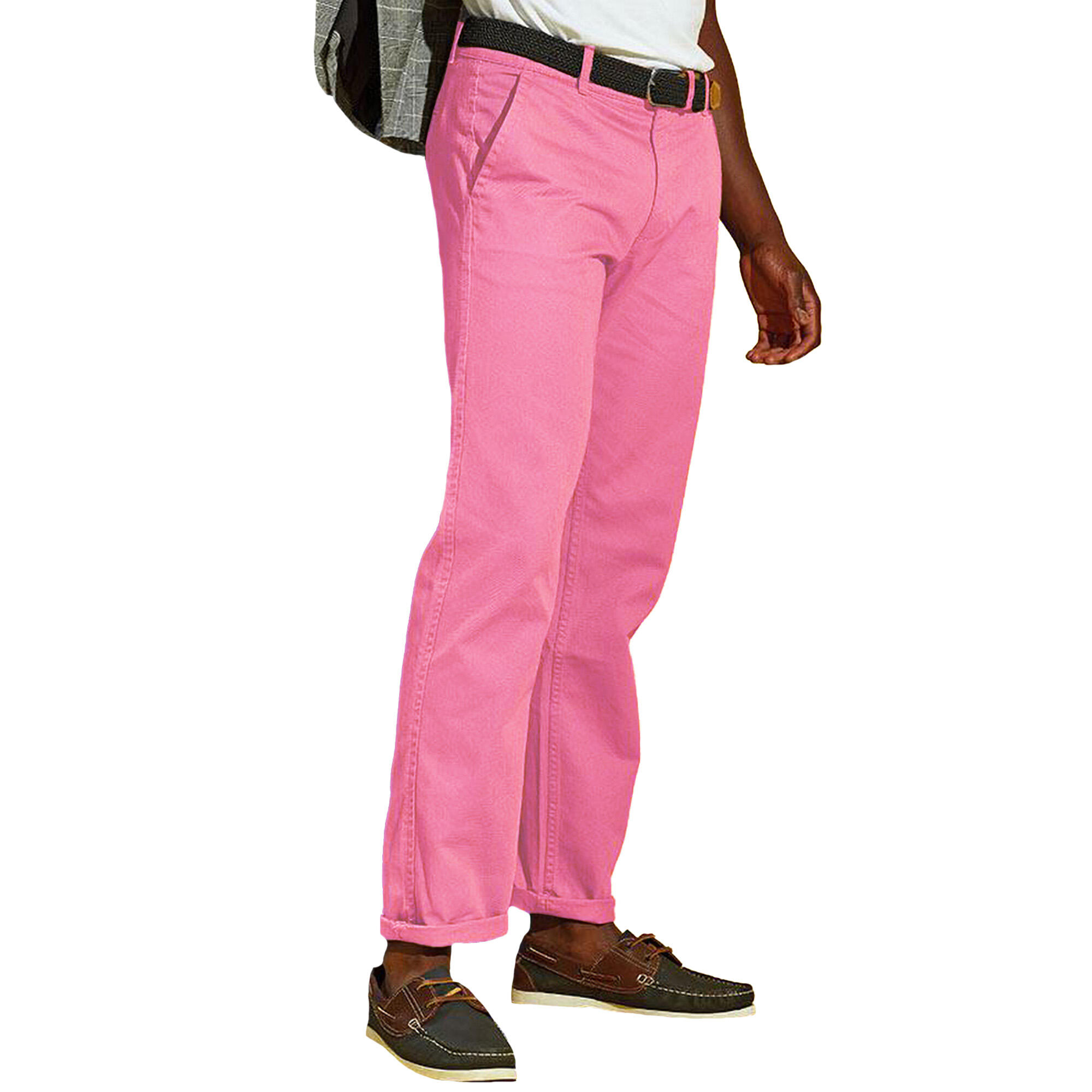 Chino Uni Homme (Rose) 4/5