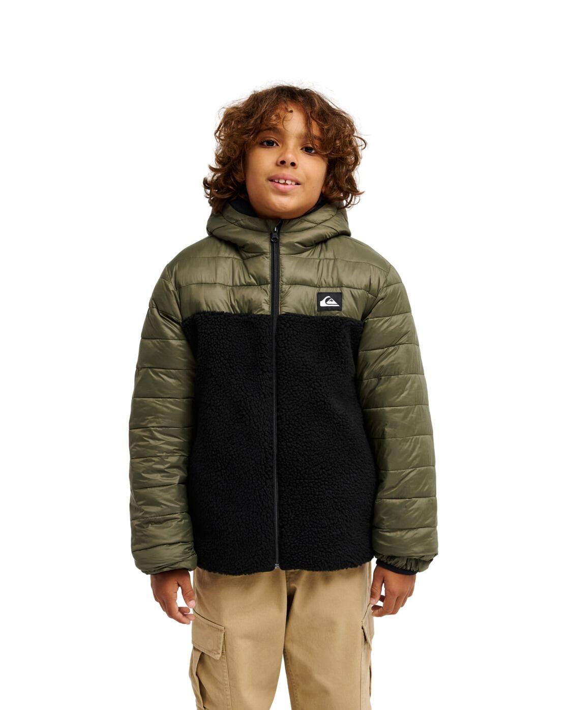 Chaqueta con aislante SCALY REVERSIBLE Verde Niño 3/4