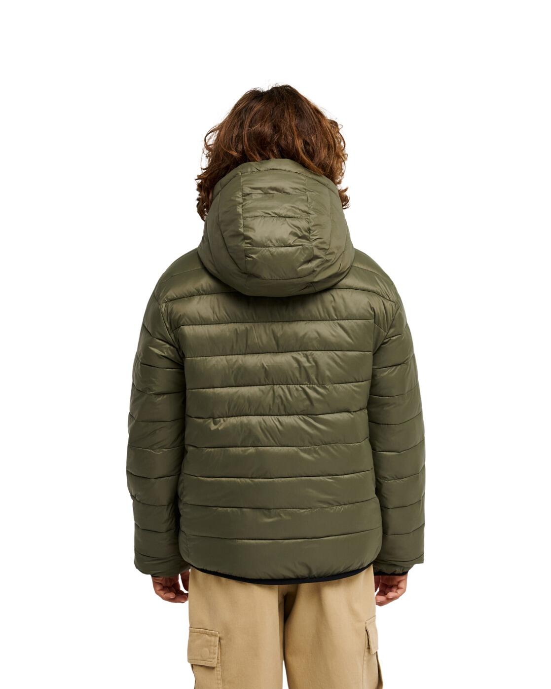 Chaqueta con aislante SCALY REVERSIBLE Verde Niño 2/4
