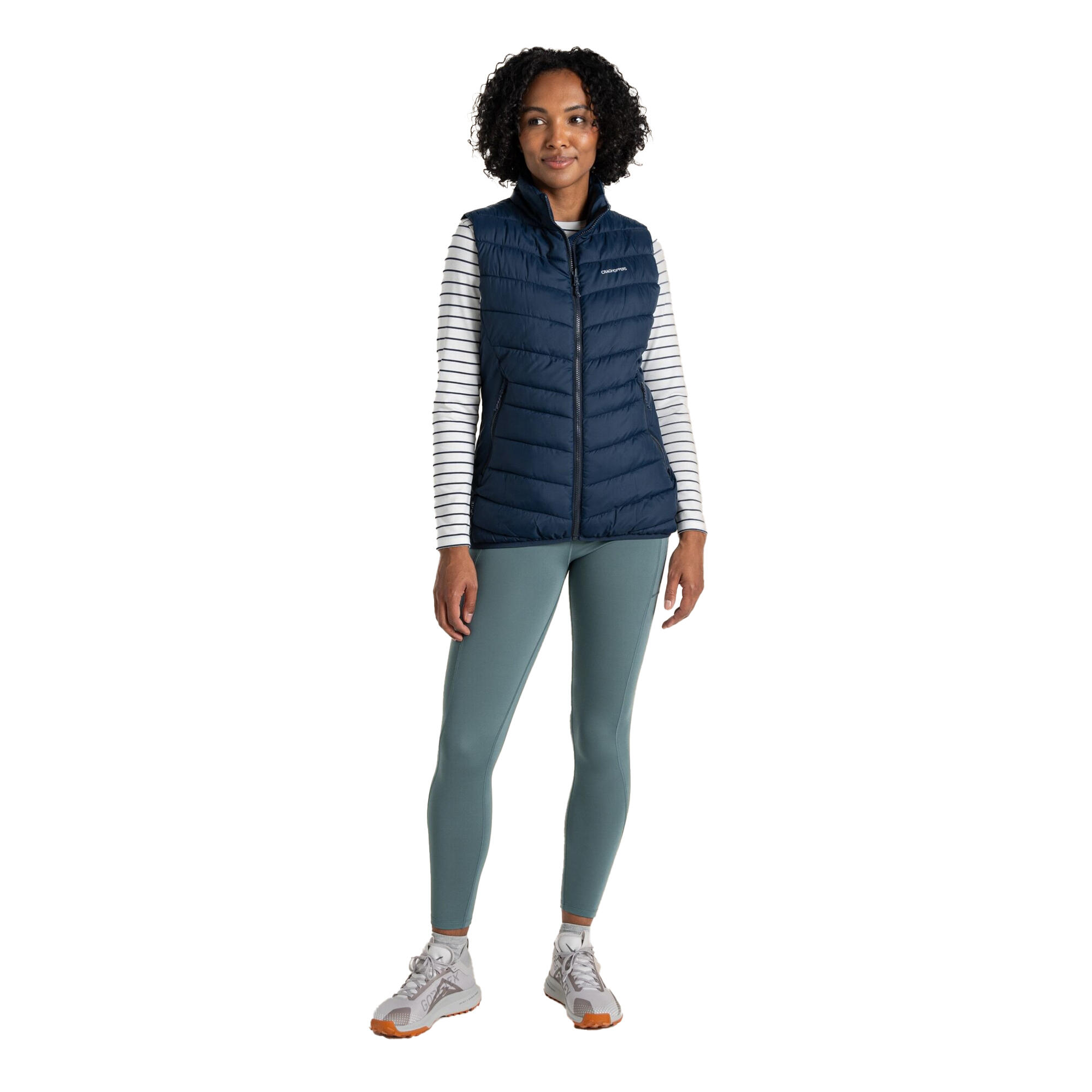 Veste Matelassée Sans Manches Pliable COMPRESSLITE Femme (Bleu Marine) 4/5