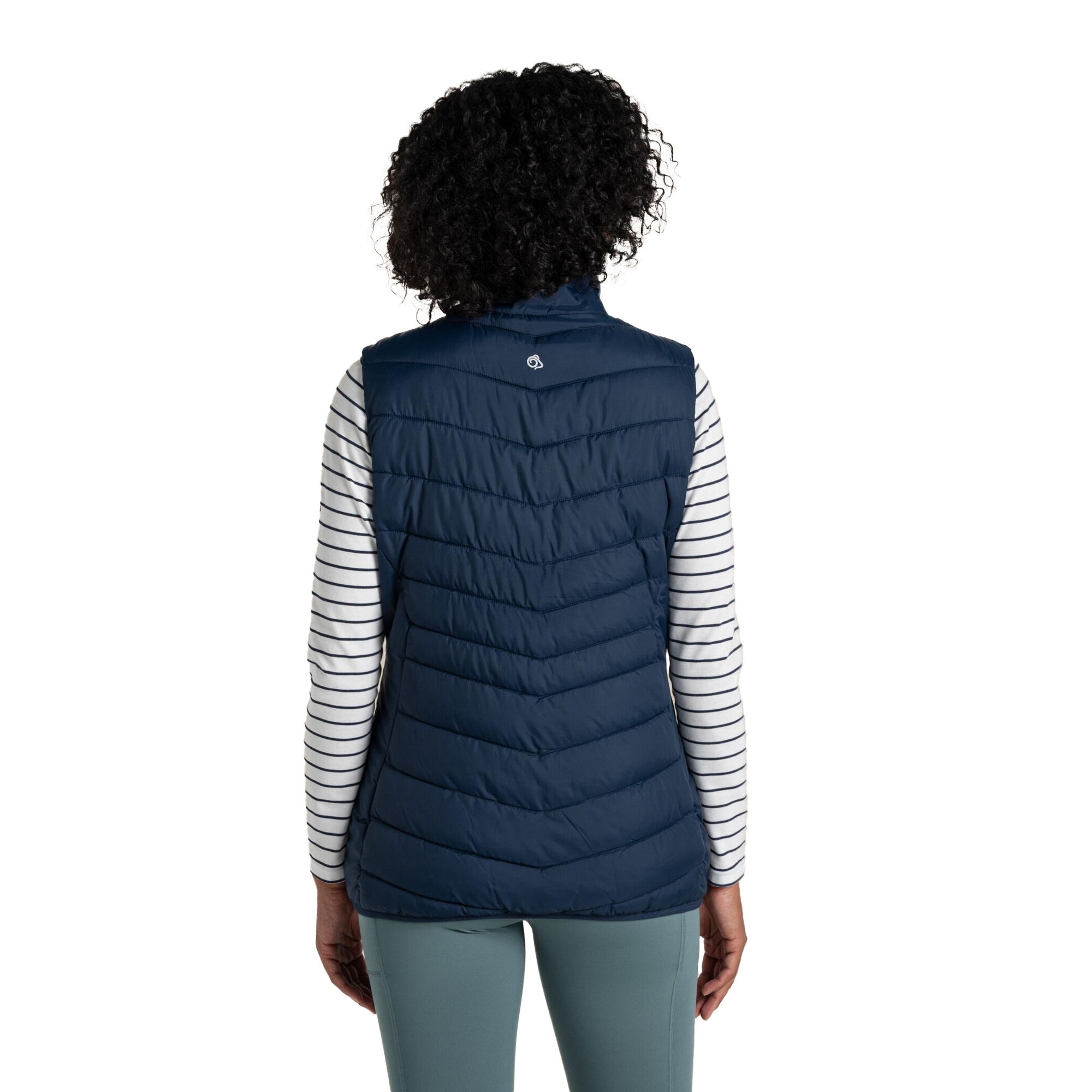 Veste Matelassée Sans Manches Pliable COMPRESSLITE Femme (Bleu Marine) 3/5