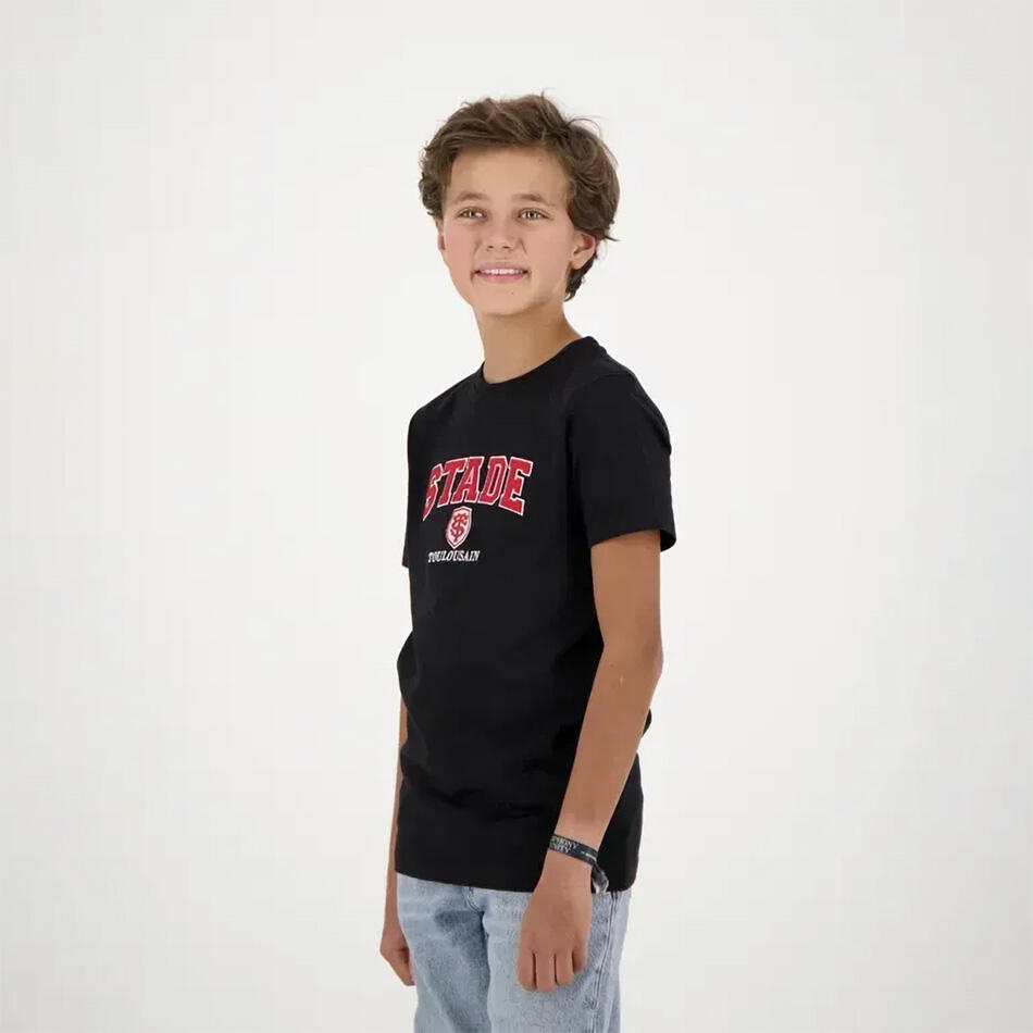 T-shirt manches courtes Enfant Brodi Stade Toulousain Noir 5/5
