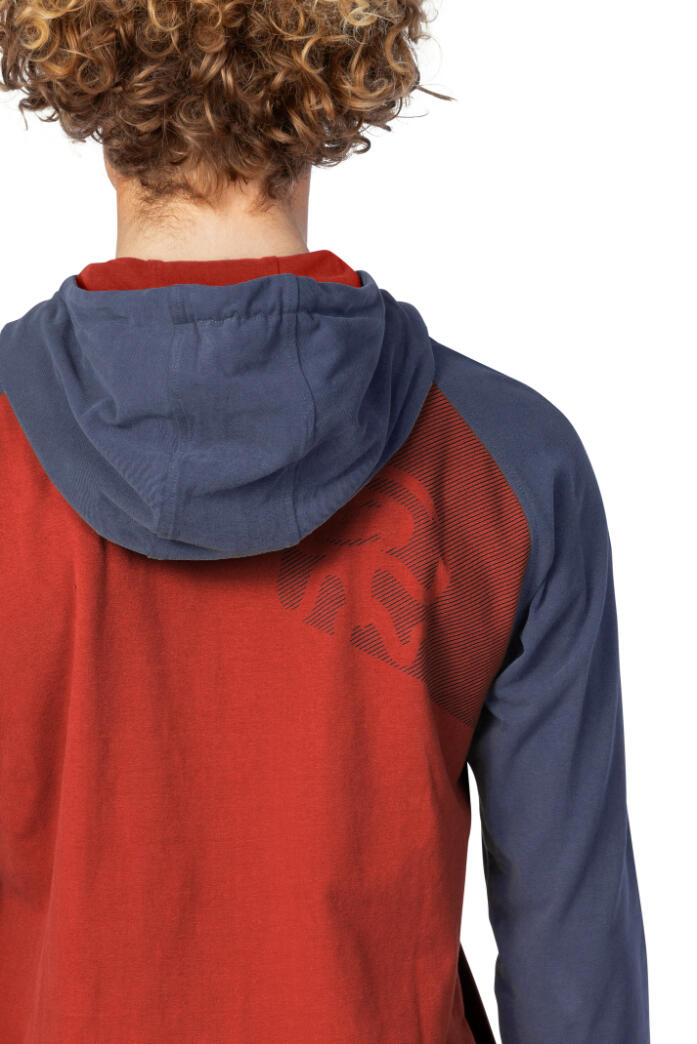 Felpa con cappuccio da uomo in cotone, con cappuccio regolabile e logo Rafiki 6/6
