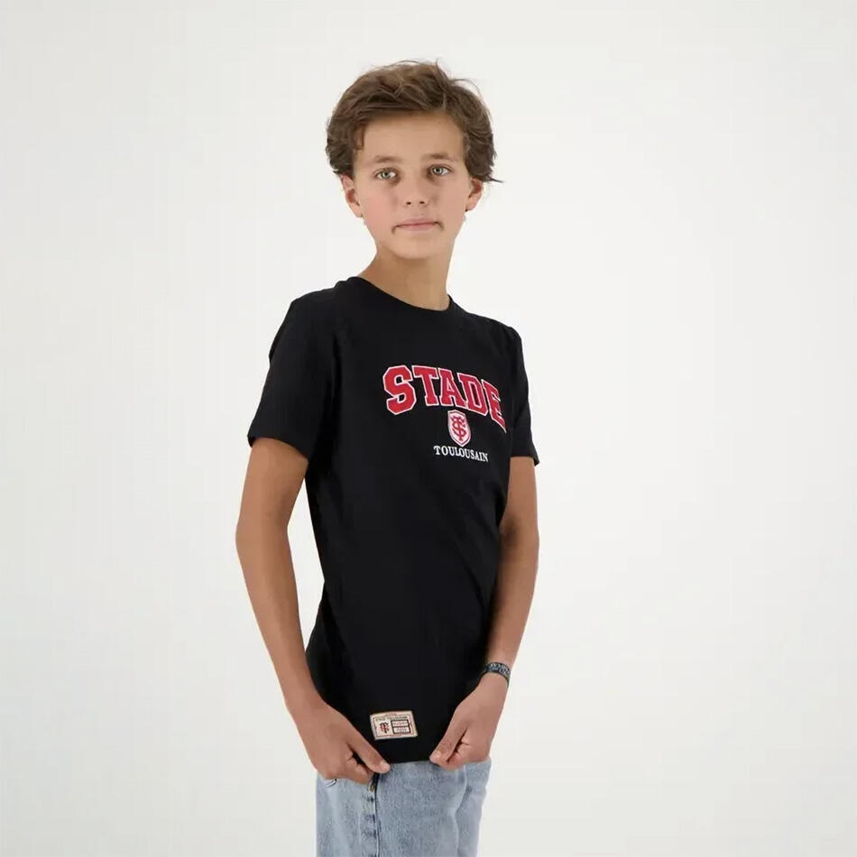 T-shirt manches courtes Enfant Brodi Stade Toulousain Noir 4/5