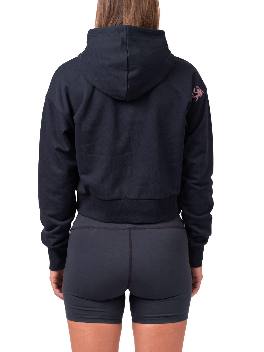 Sudadera orgánica de mujer con capucha ajustable RAFIKI azul oscuro 6/7