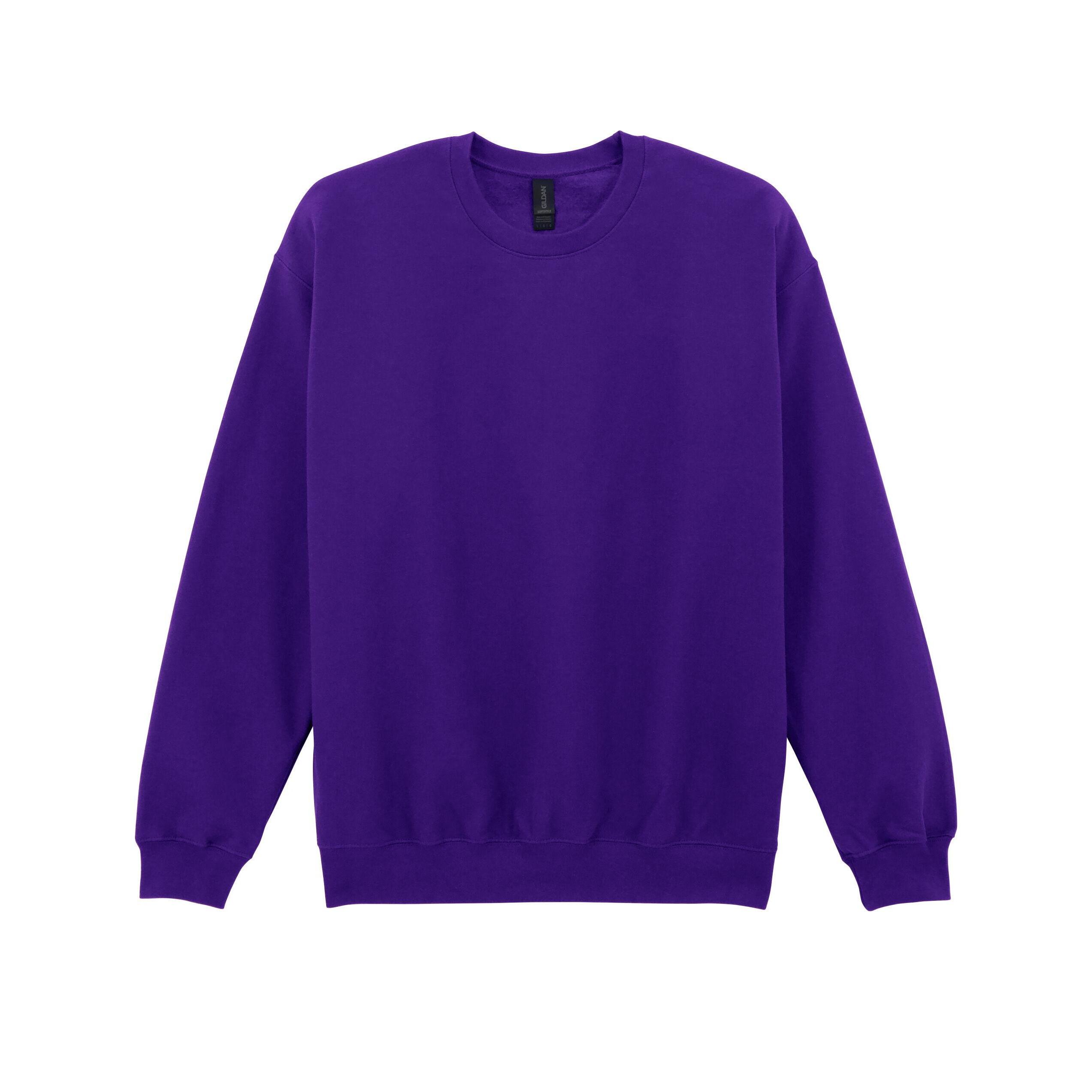 Pullover Peso Medio Adulto Unisex Gildan Softstyle Viola 2/4