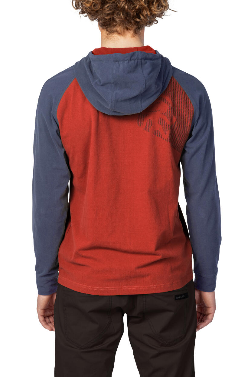 Felpa con cappuccio da uomo in cotone, con cappuccio regolabile e logo Rafiki 4/6