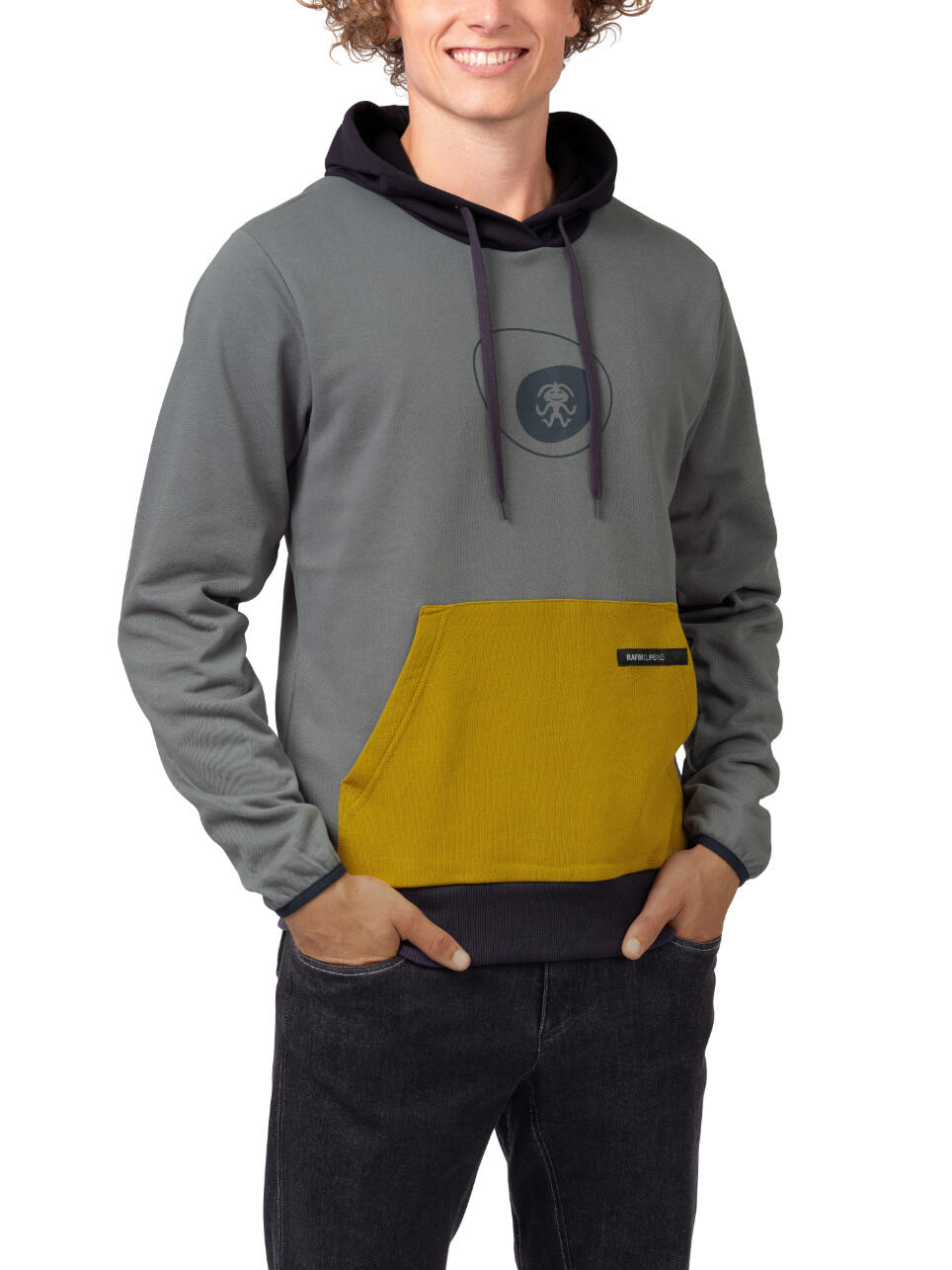 Camisola com capuz unissexo RAFIKI, em algodão e poliéster, com capuz ajustável 4/7