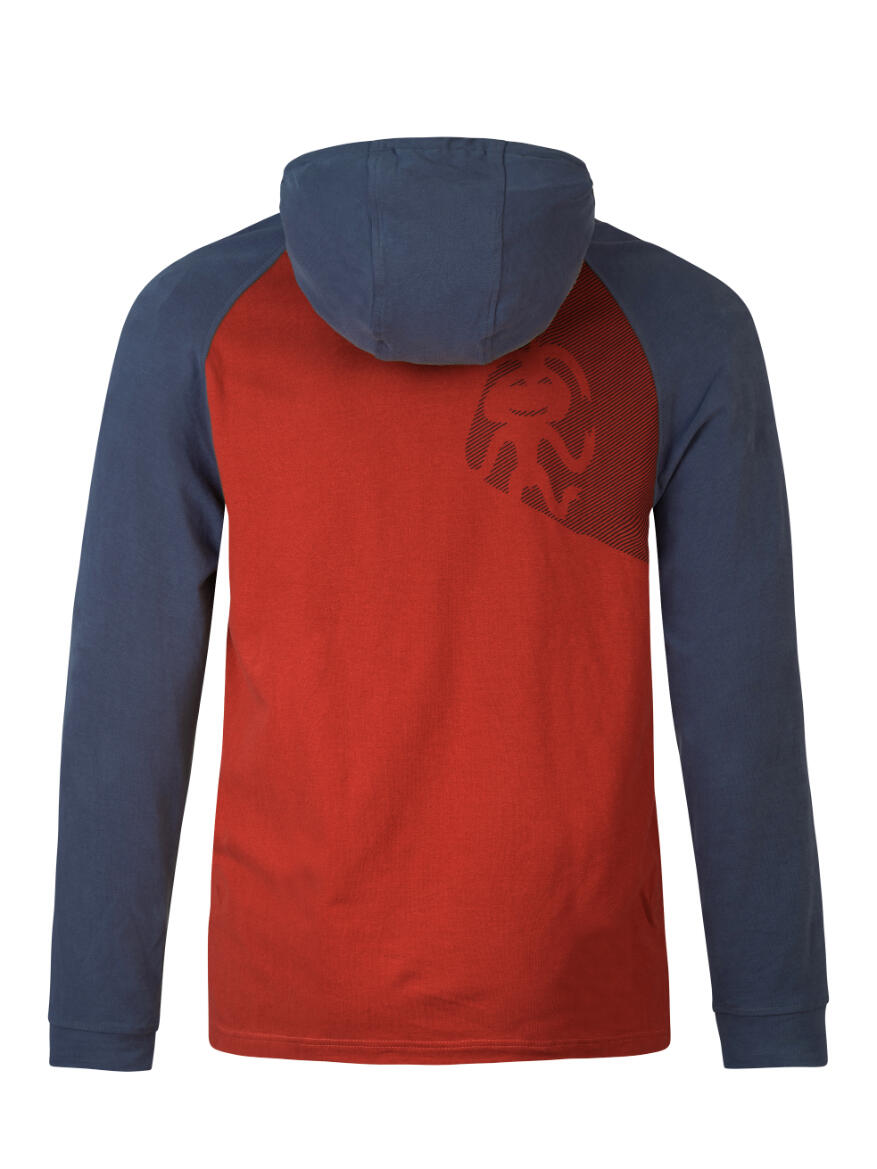 Felpa con cappuccio da uomo in cotone, con cappuccio regolabile e logo Rafiki 2/6