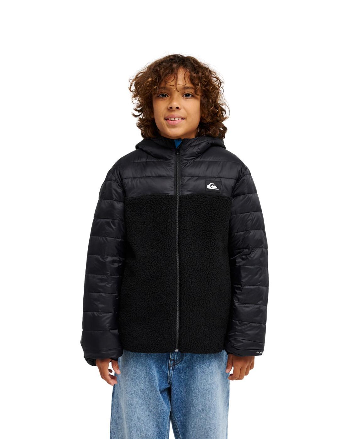 Isolatiejack SCALY REVERSIBLE Schwarz Jongens 8-16 3/4