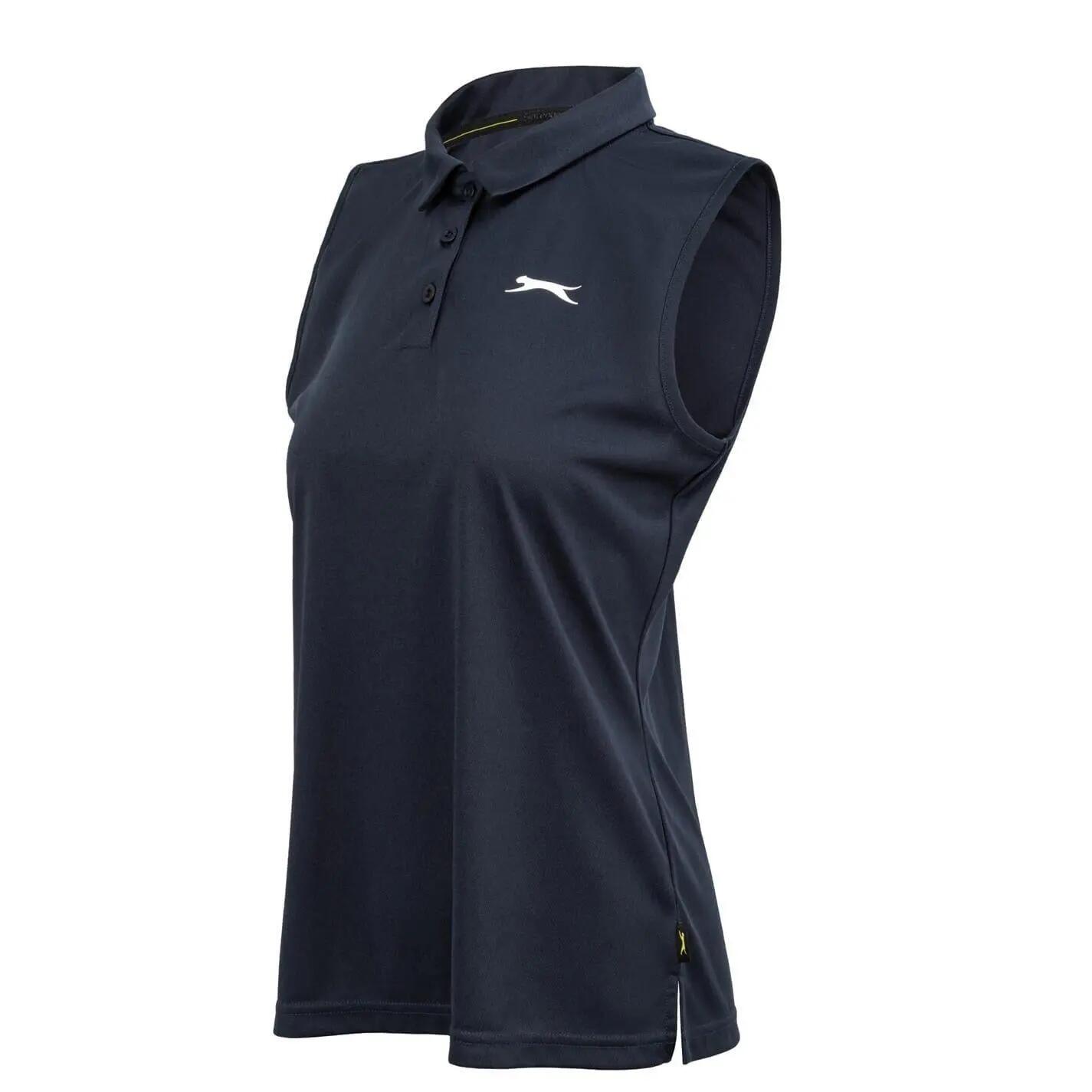 Maglietta Polo Senza Maniche Donna Slazenger Blu Navy 4/4