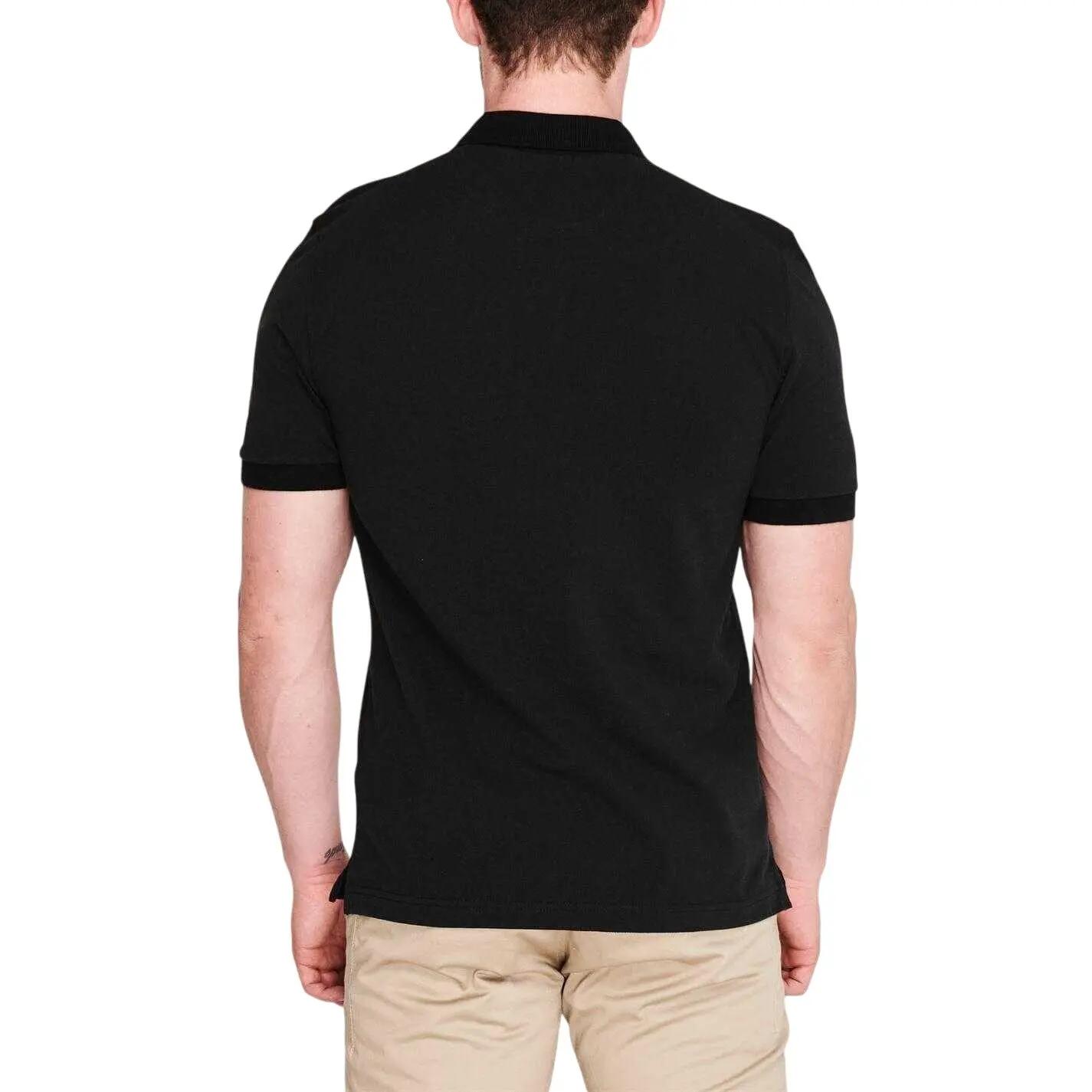 Polo Manches Courtes Homme (Noir) 4/4
