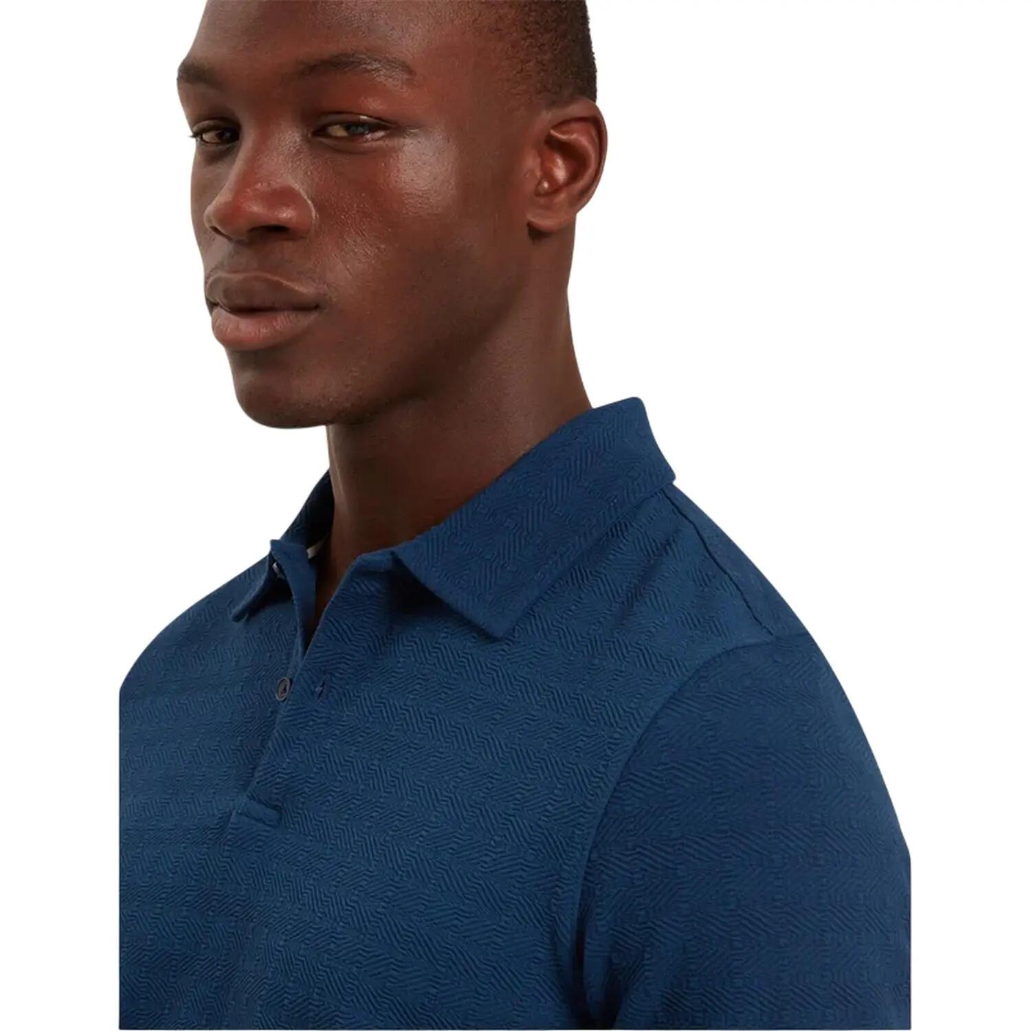 Poloshirt für , Mit Kragen Herren Dunkelblau 4/4