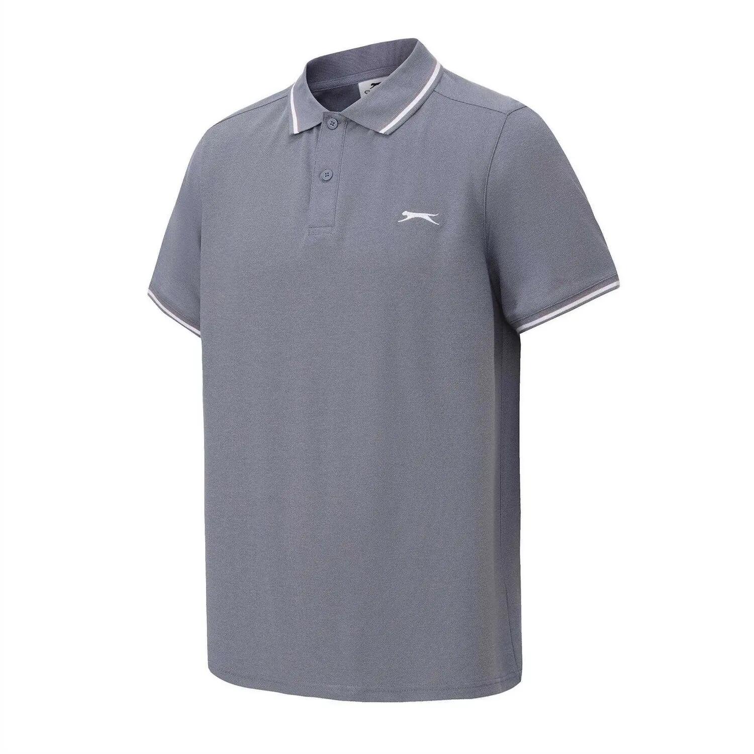 Maglietta Polo Con Punta A Contrasto Uomo Slazenger Tè Blu 4/5