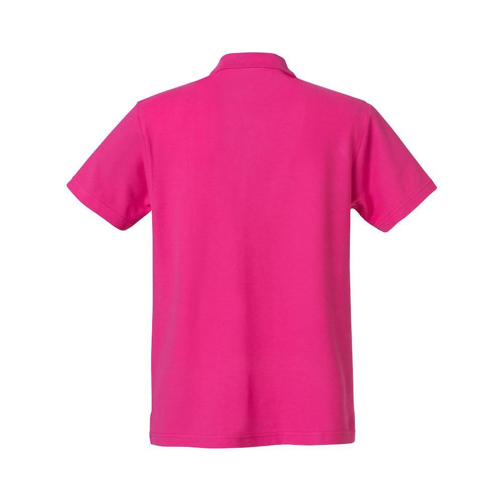 "Basic" Poloshirt für Herren Helles Kirschrot 2/4