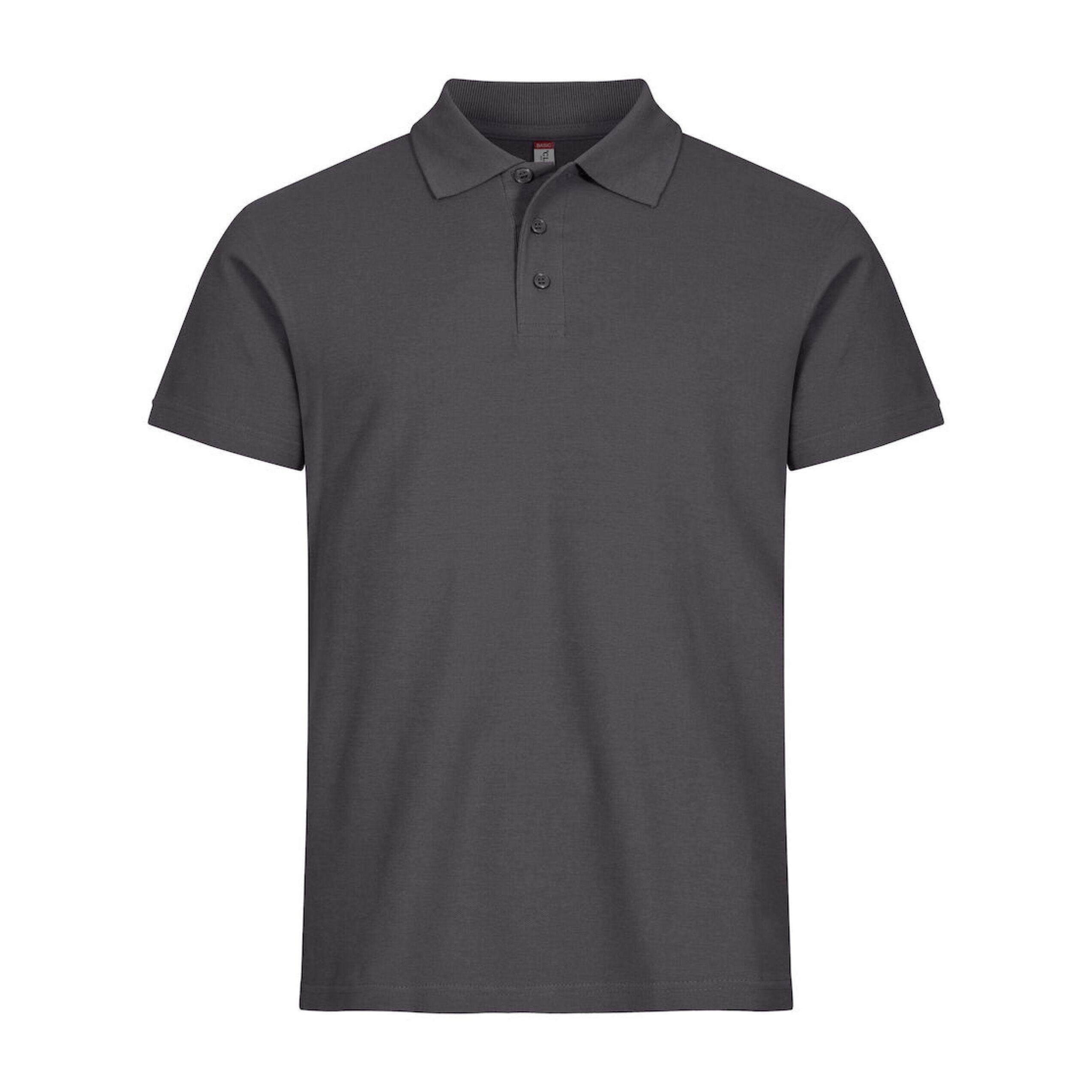 "Basic" Poloshirt für Herren Metall Grau 2/5