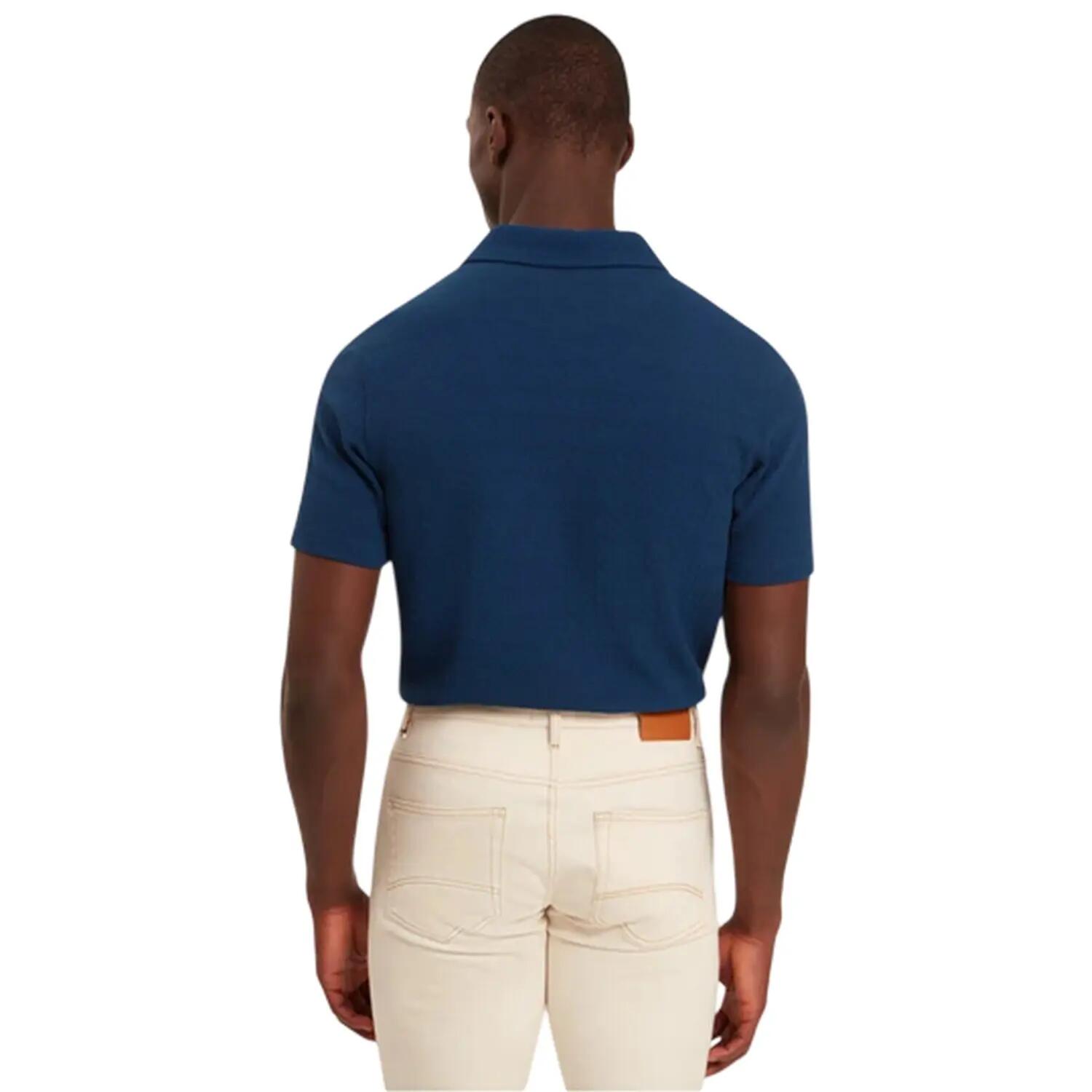 Poloshirt für , Mit Kragen Herren Dunkelblau 3/4