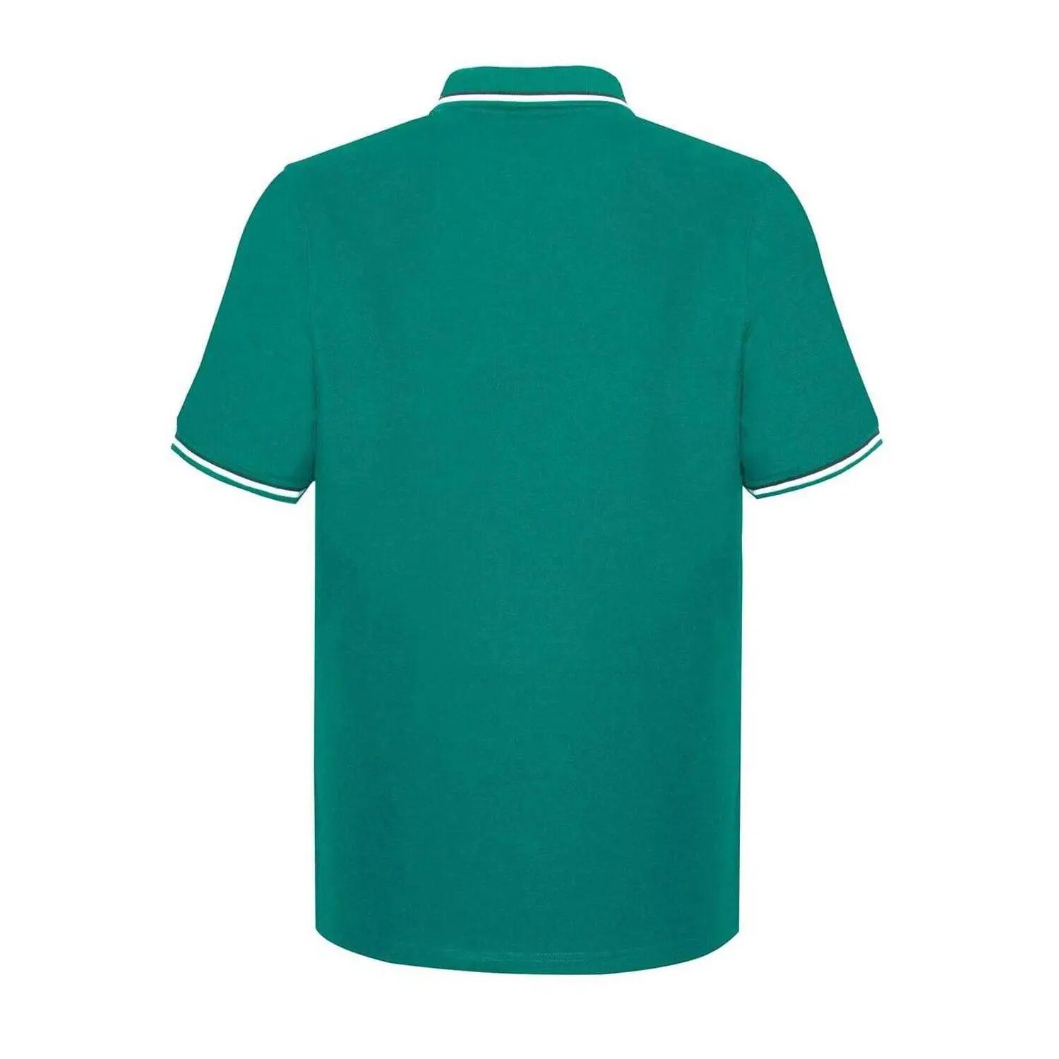Maglietta Polo Con Punta A Contrasto Uomo Slazenger Tè Blu 3/5