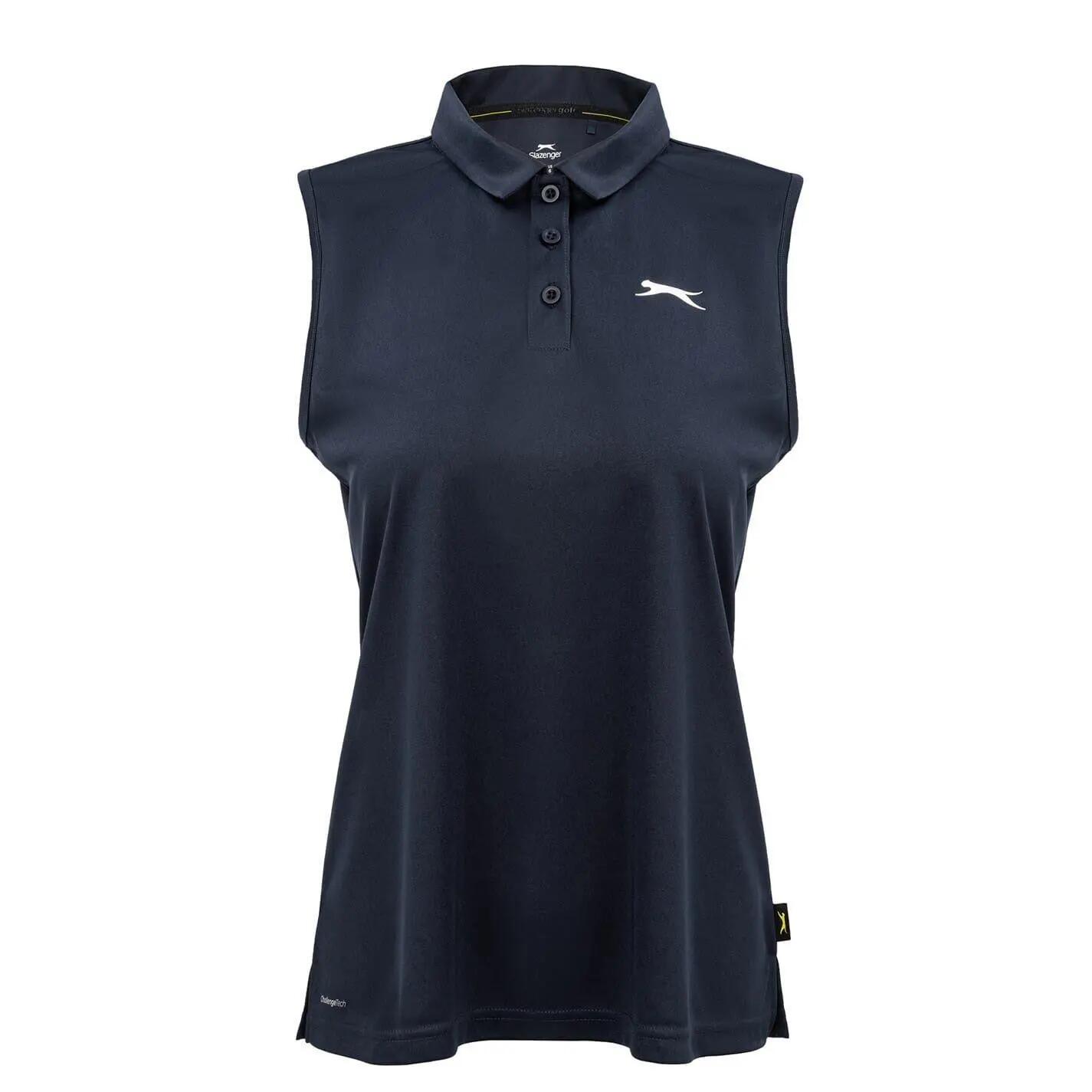 Maglietta Polo Senza Maniche Donna Slazenger Blu Navy 2/4