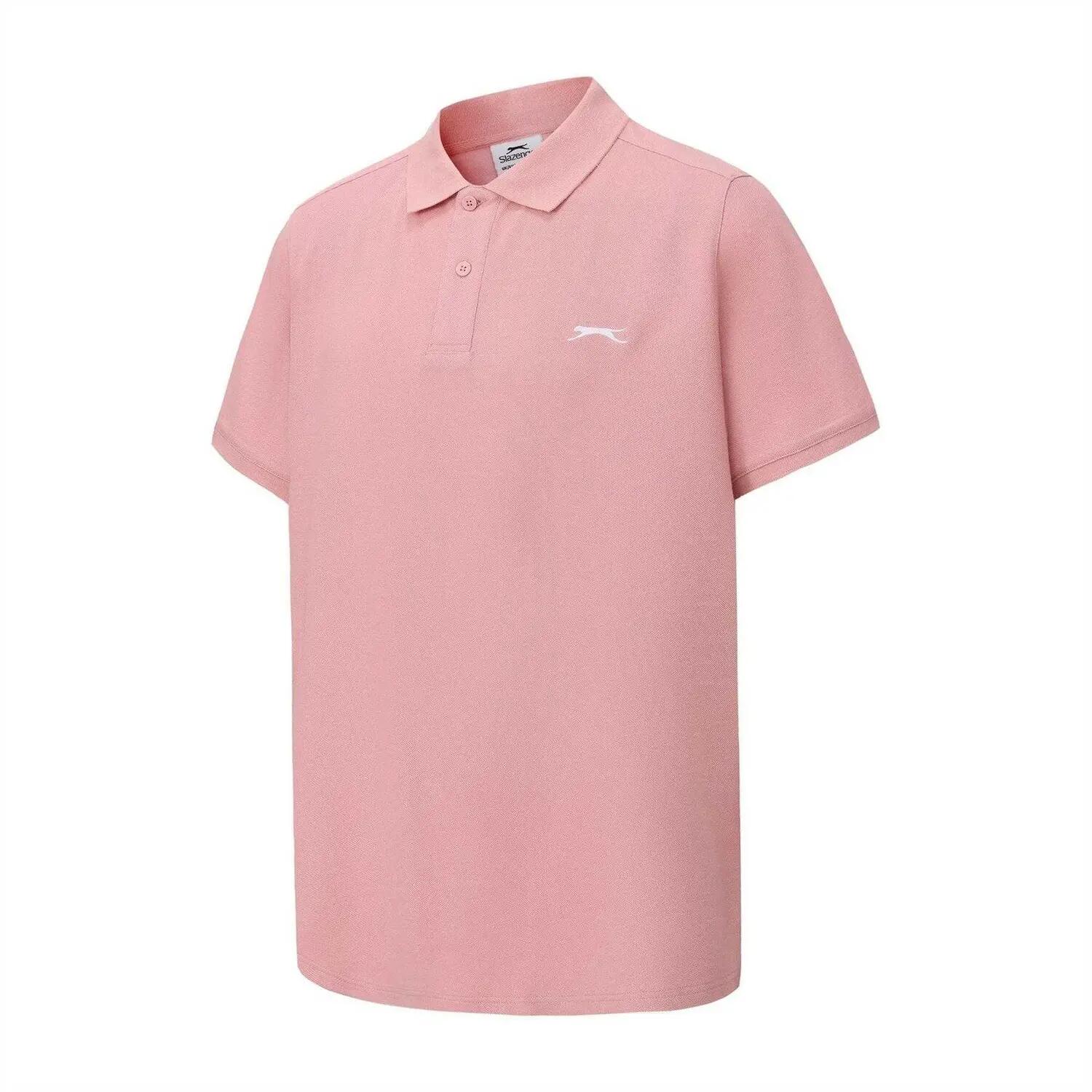 Poloshirt für Herren Hellrosa 3/4