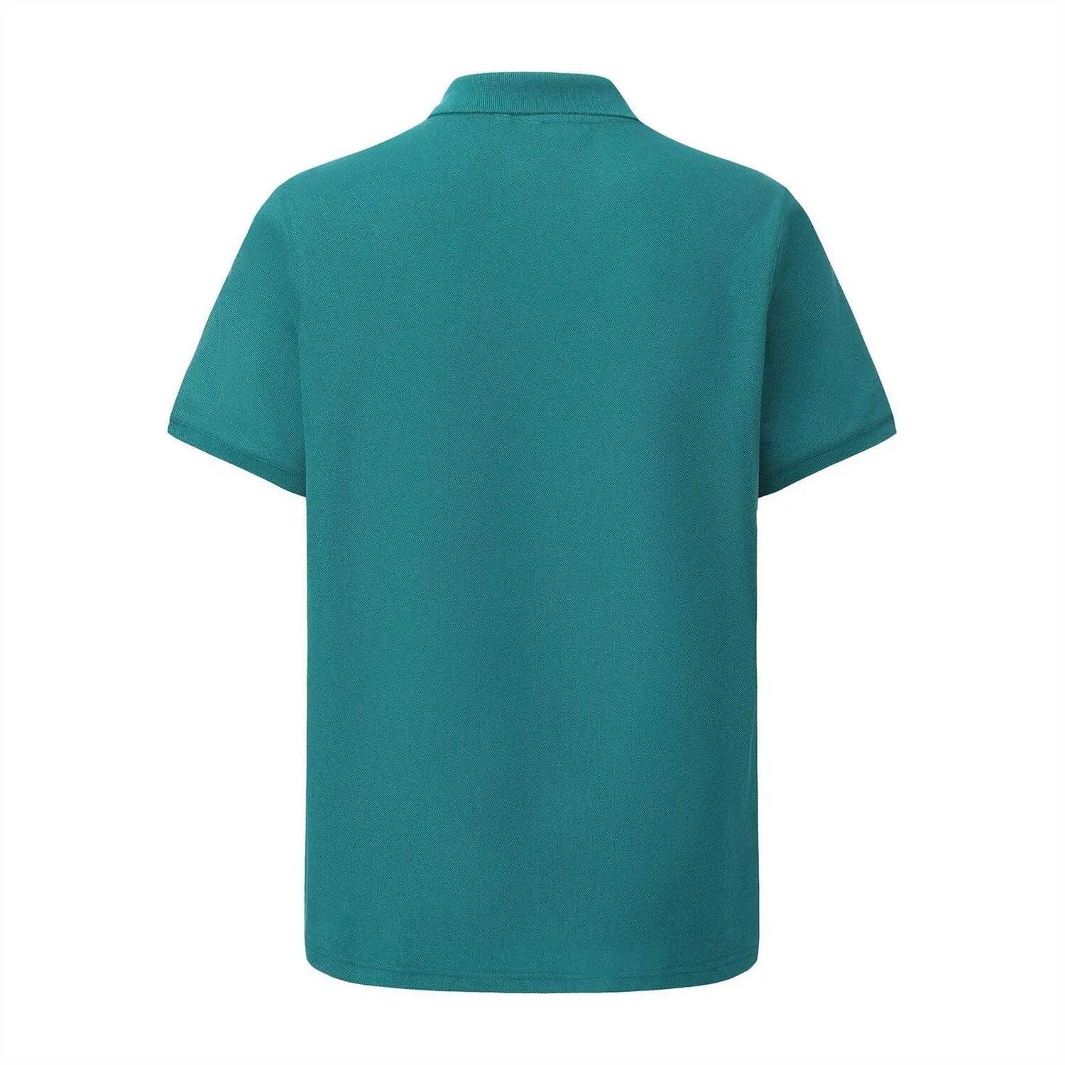 Polo Motif/style Logo Brodé Homme (Bleu Sarcelle) 3/4