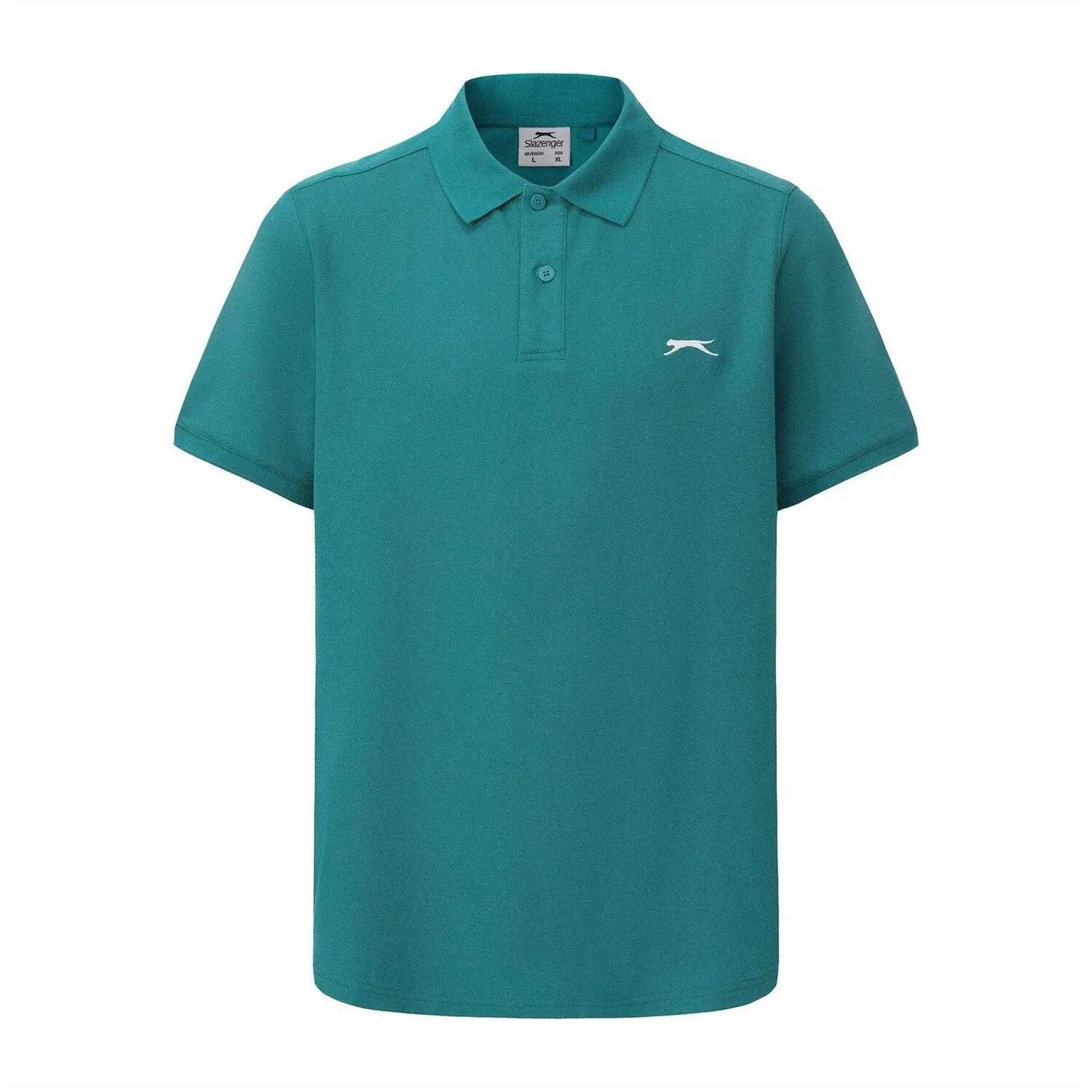 Polo Motif/style Logo Brodé Homme (Bleu Sarcelle) 2/4