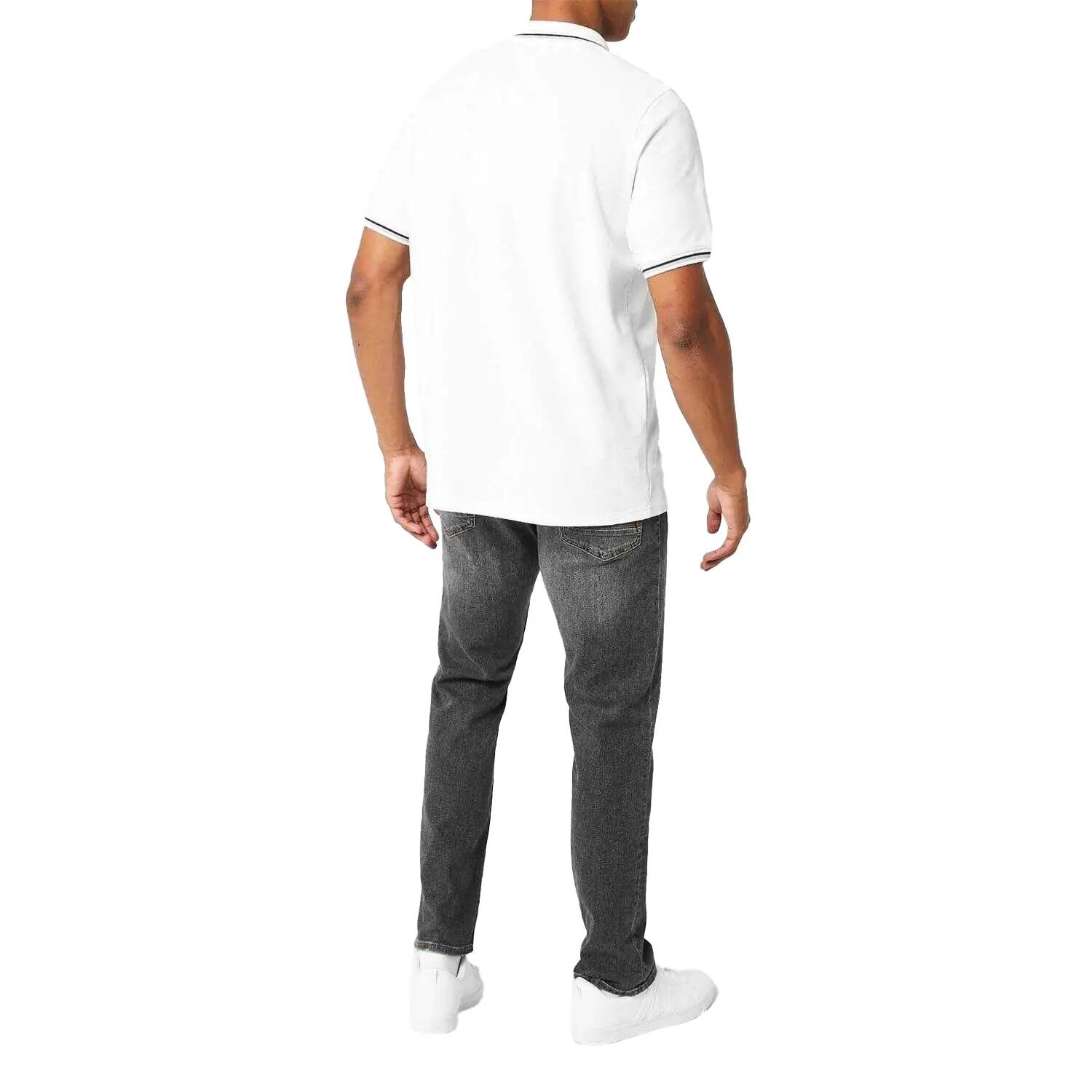 Maglietta Polo Con Punta A Contrasto Uomo Slazenger Bianco 4/4