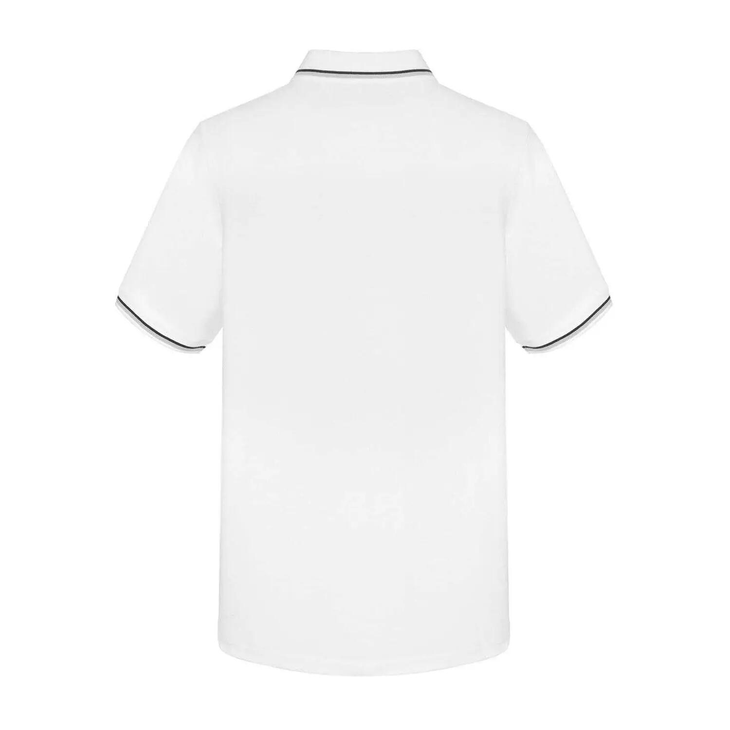 Maglietta Polo Con Punta A Contrasto Uomo Slazenger Bianco 3/4