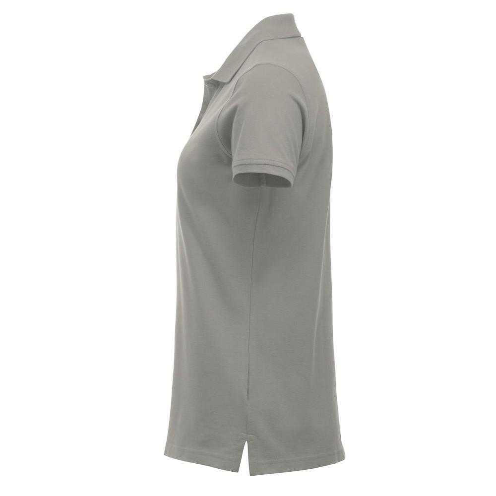 "Marion" Poloshirt für Damen Silber 3/4