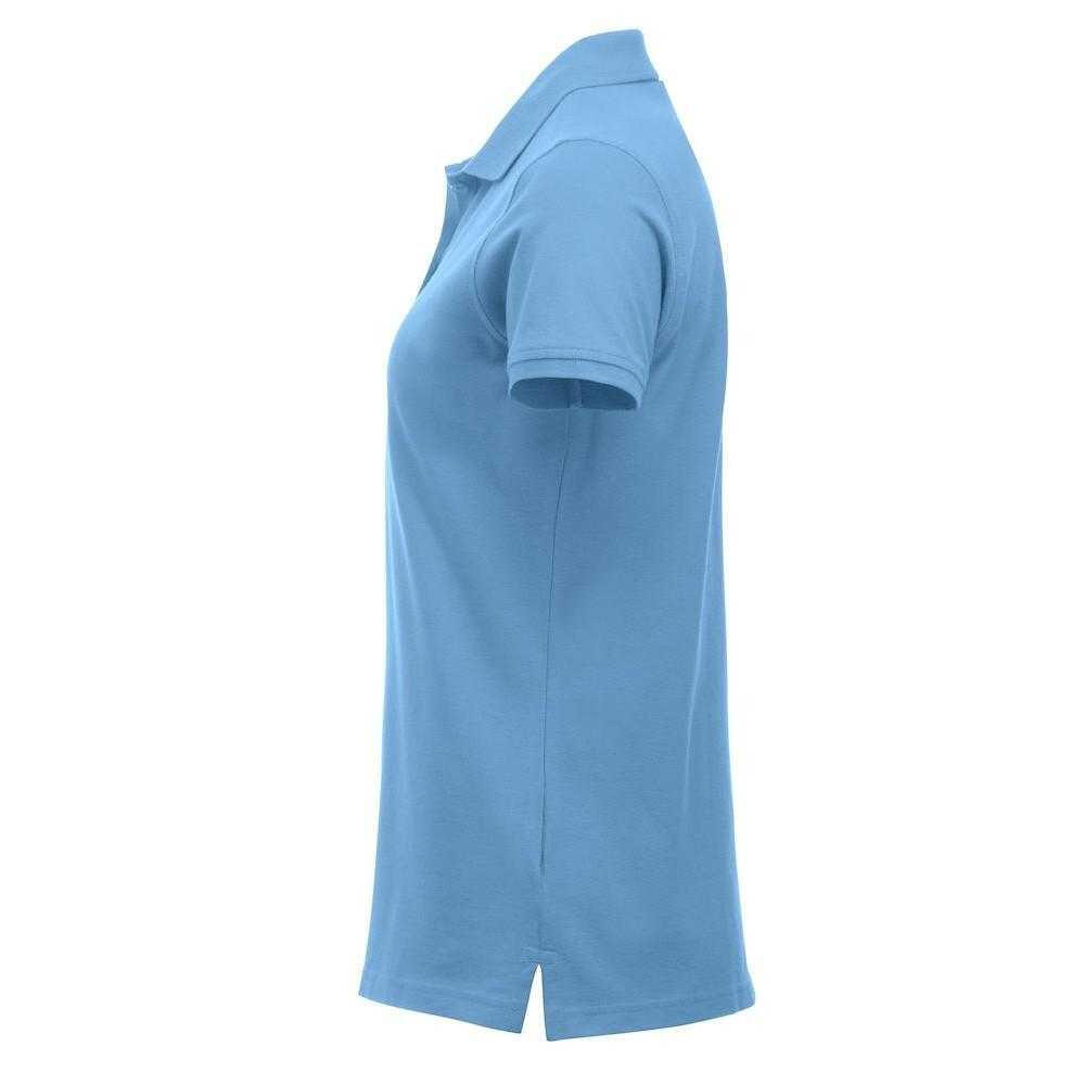 "Marion" Poloshirt für Damen Hellblau 3/4