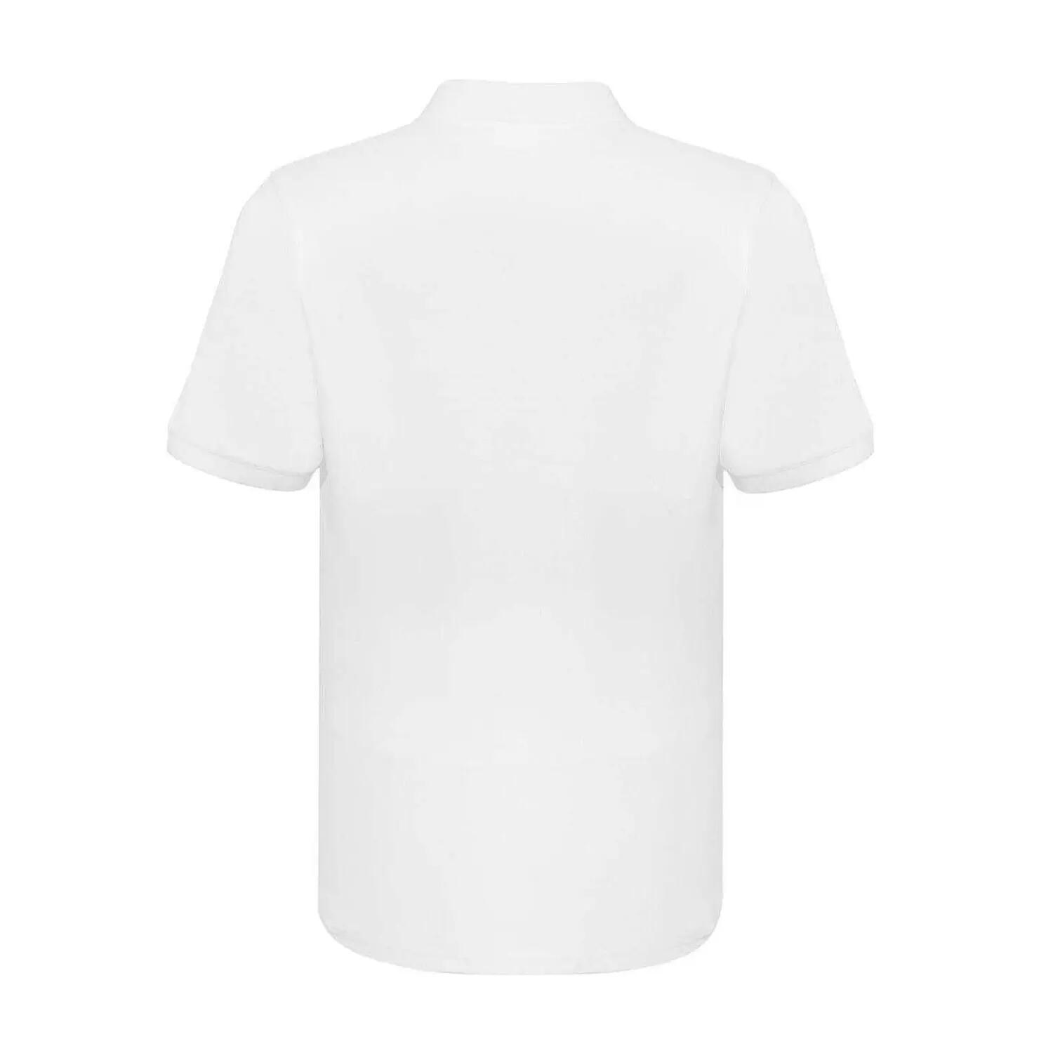 Maglietta Polo Logo Ricamato Uomo Slazenger Bianco 3/4
