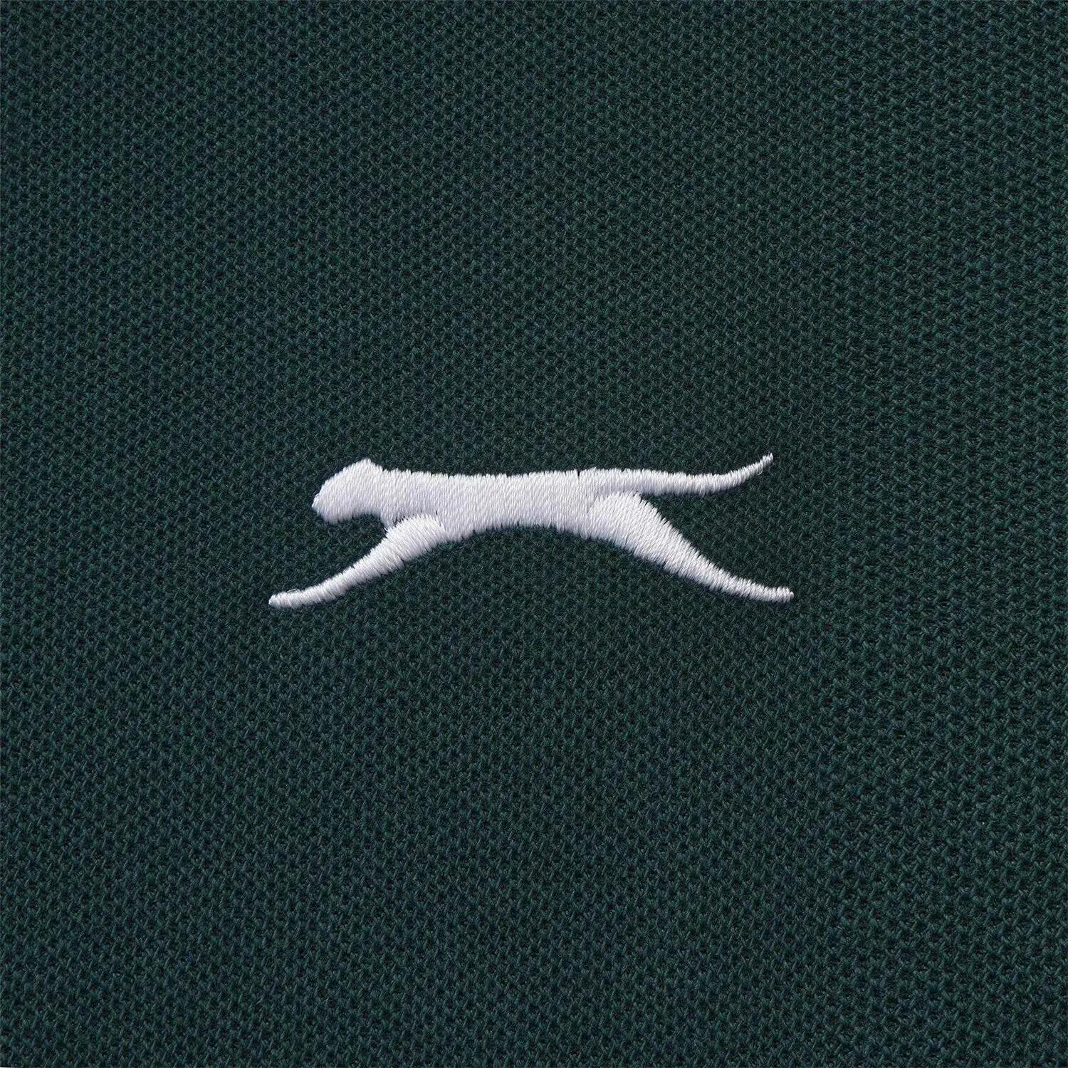 Polo Motif/style Rayure Contrastée Sur Bord Homme (Vert Clair) 4/4