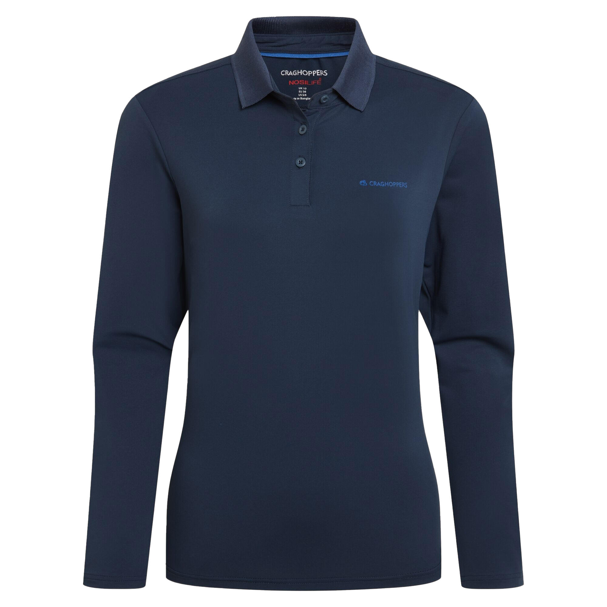 Camisola pólo de golfe de manga comprida Thornbury Nosilife para senhora/senhora 2/5