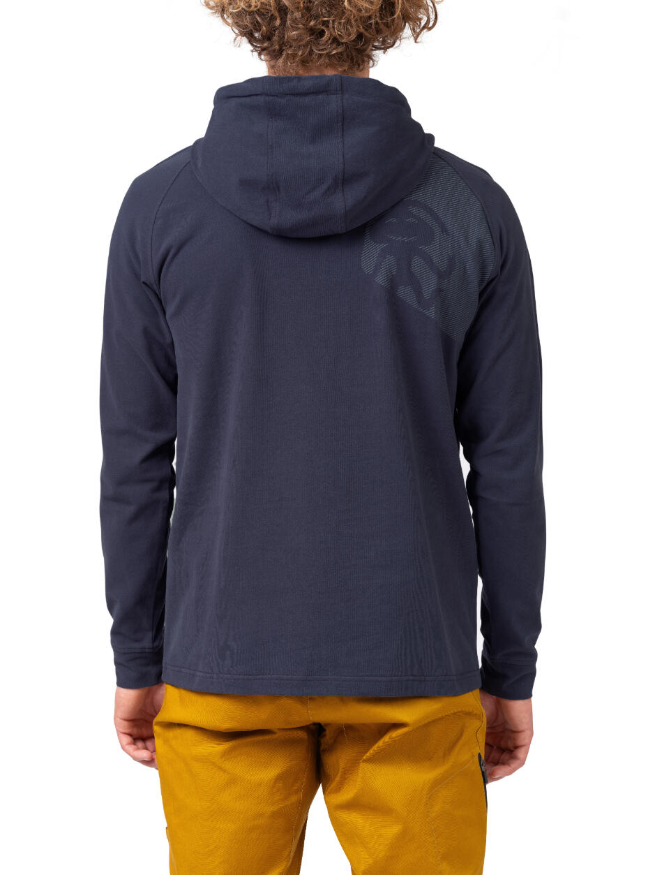 Felpa con cappuccio da uomo in cotone, con cappuccio regolabile e logo Rafiki 6/7