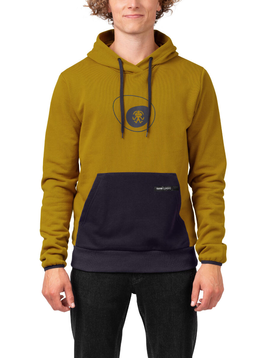Camisola com capuz unissexo RAFIKI, em algodão e poliéster, com capuz ajustável 5/7
