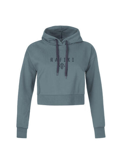 Sweat à capuche bio à capuche réglable pour femme RAFIKI gris