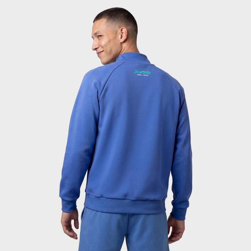 Boombastic men's half-zip sweatshirt BBC BPM Purple Violet
