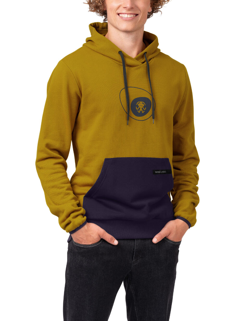 Camisola com capuz unissexo RAFIKI, em algodão e poliéster, com capuz ajustável 4/7