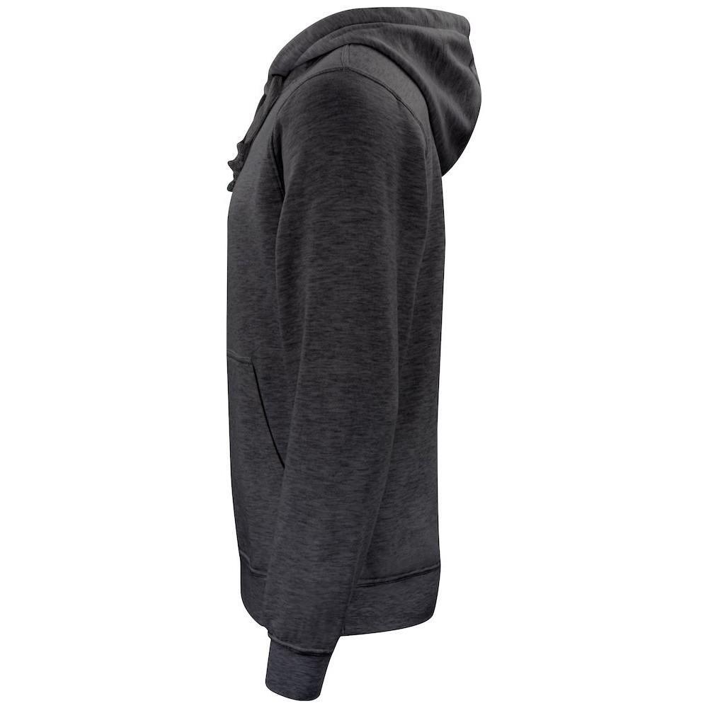 "Basic" Kapuzenpullover für HerrenDamen Unisex Damen und Herren Anthrazit 3/4