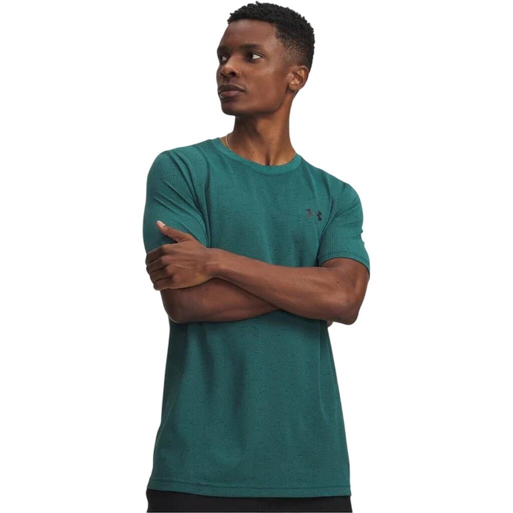 Mens Vanish Seamless TShirt (Green/Black)
