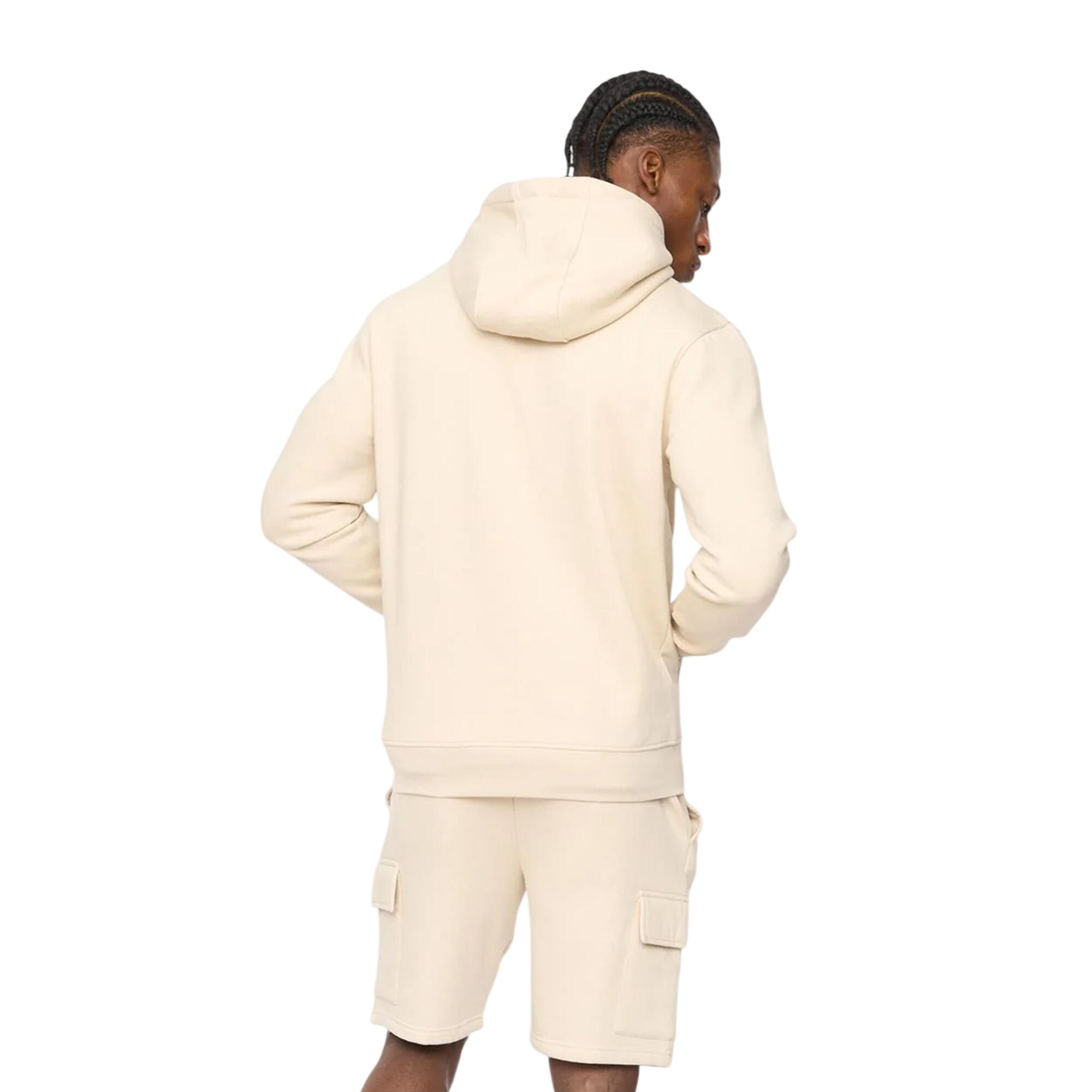 "Bardon" Kapuzenpullover für Herren Helles Steingrau 3/4