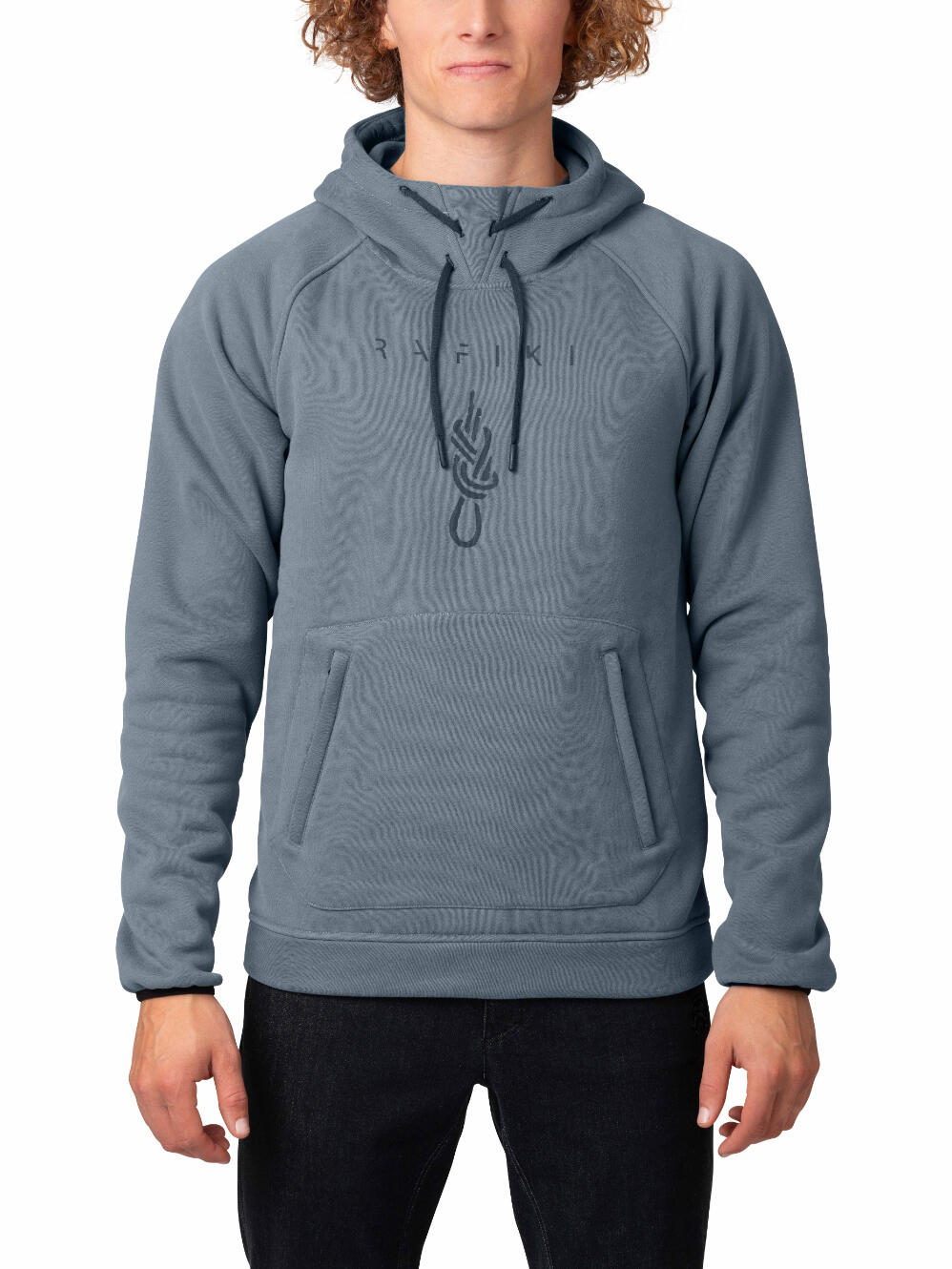 Felpa con cappuccio da uomo stile minimalista, dalla vestibilità casual Rafiki 5/6