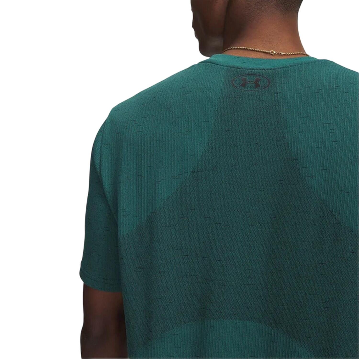 Vanish naadloos Tshirt voor heren (Groen, Zwart) 3/4
